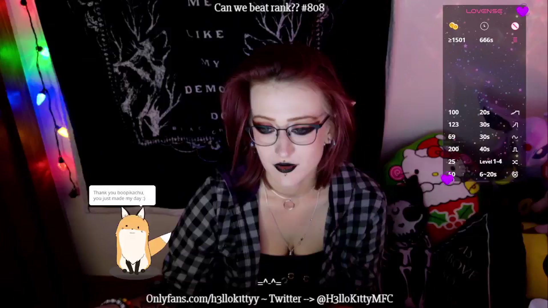 Gallery image thumbnail from H3llok1tty's myfreecams stream on, 12/20/2024, 09:59 image 8 of 20