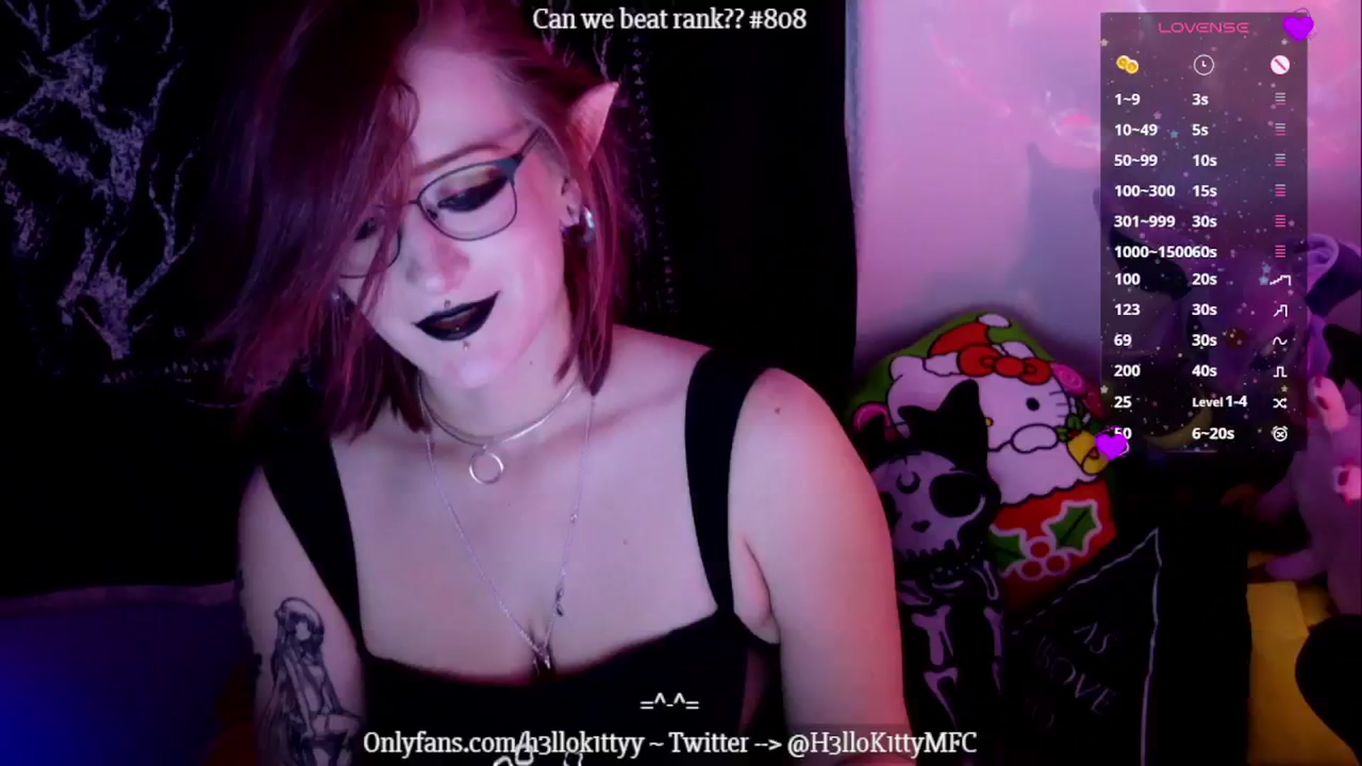 Gallery image thumbnail from H3llok1tty's myfreecams stream on, 12/20/2024, 09:59 image 2 of 20