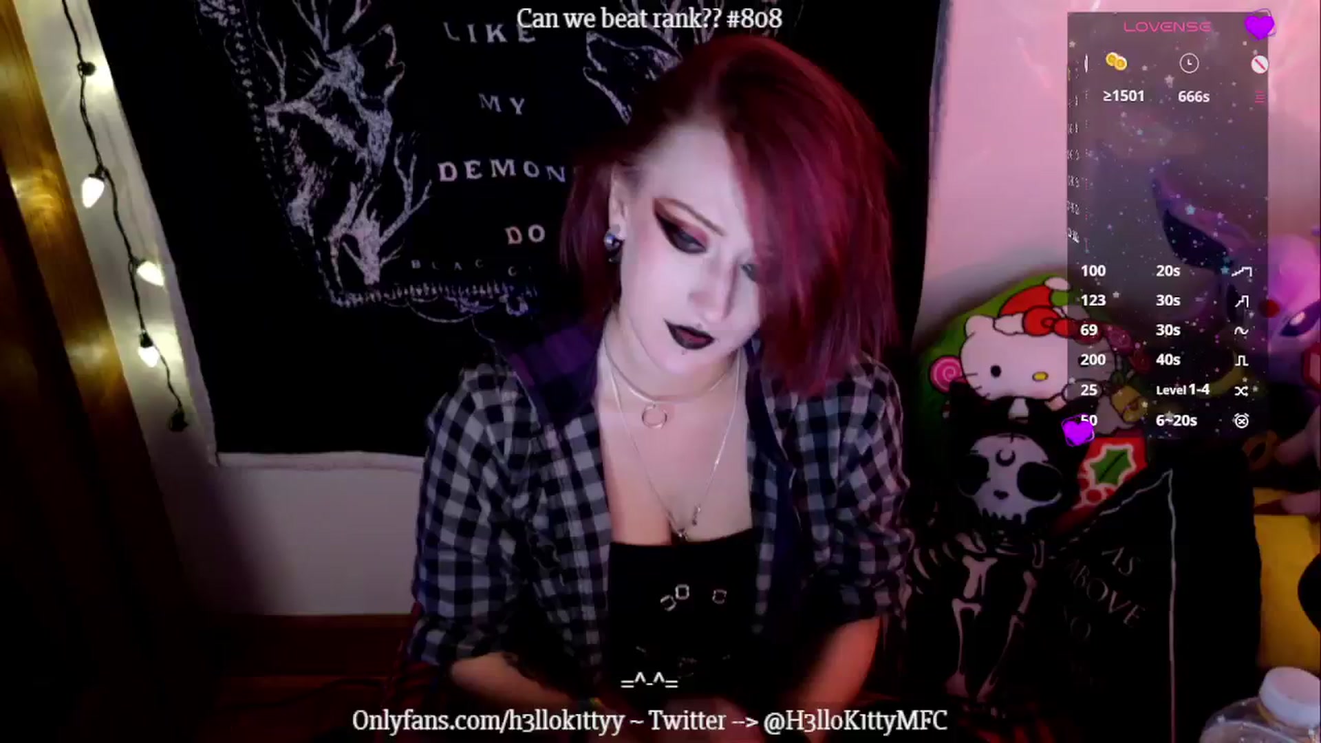 Gallery image thumbnail from H3llok1tty's myfreecams stream on, 12/20/2024, 09:59 image 9 of 20