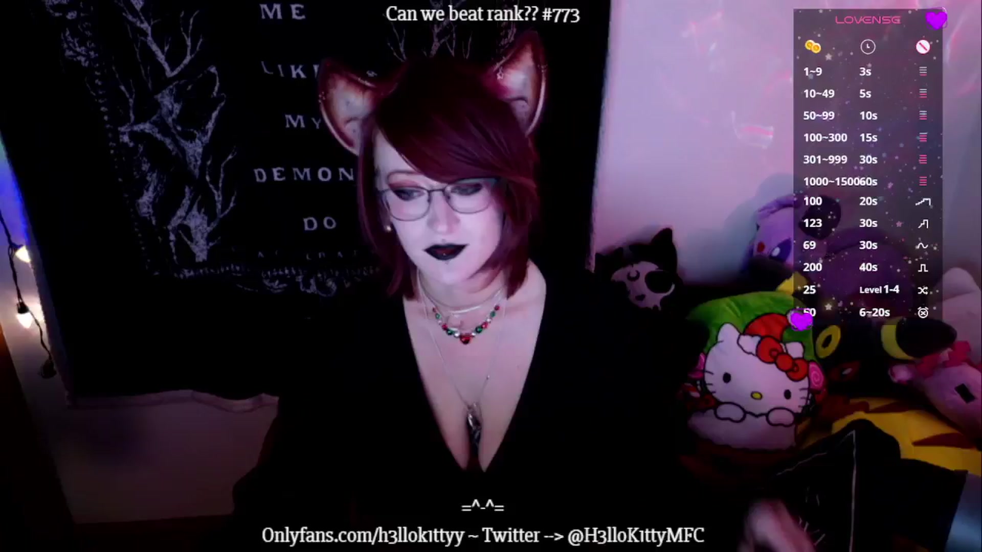 Gallery image thumbnail from H3llok1tty's myfreecams stream on, 12/21/2024, 13:36 image 11 of 20
