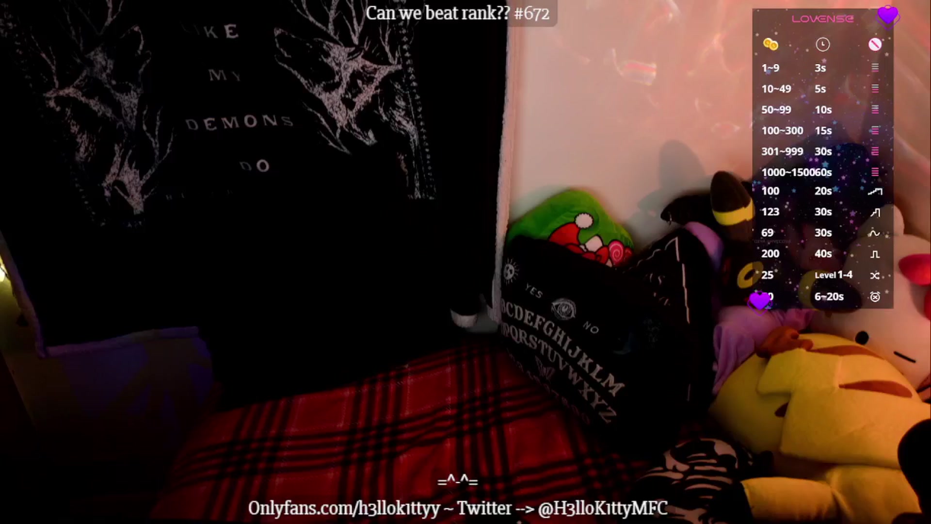 Gallery image thumbnail from H3llok1tty's myfreecams stream on, 12/23/2024, 15:56 image 4 of 20