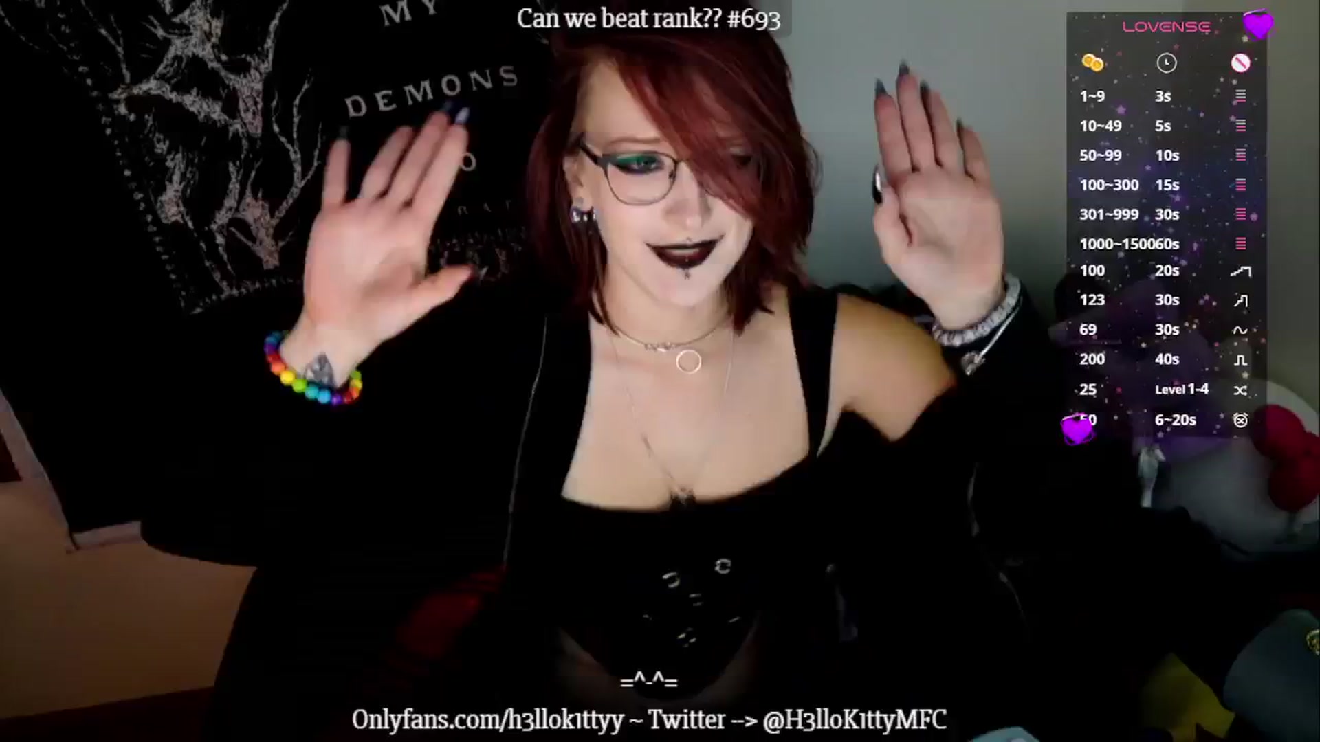 Gallery image thumbnail from H3llok1tty's myfreecams stream on, 12/29/2024, 14:16 image 15 of 20