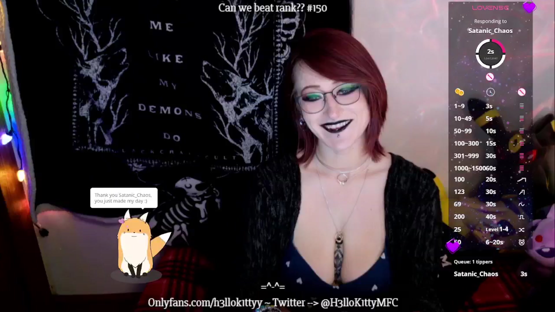 Gallery image thumbnail from H3llok1tty's myfreecams stream on, 01/04/2025, 13:08 image 18 of 20