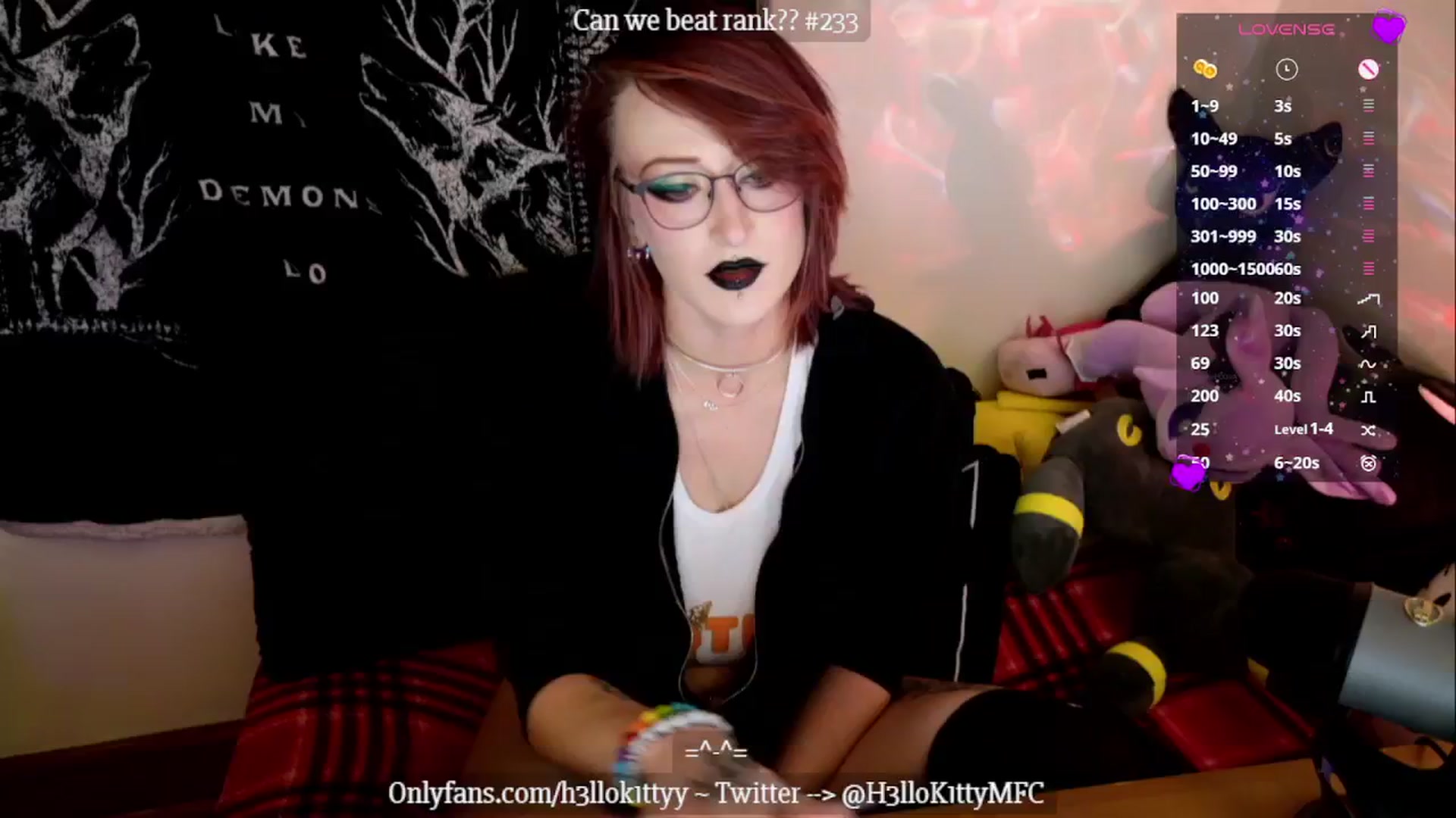 Gallery image thumbnail from H3llok1tty's myfreecams stream on, 01/06/2025, 14:35 image 3 of 20