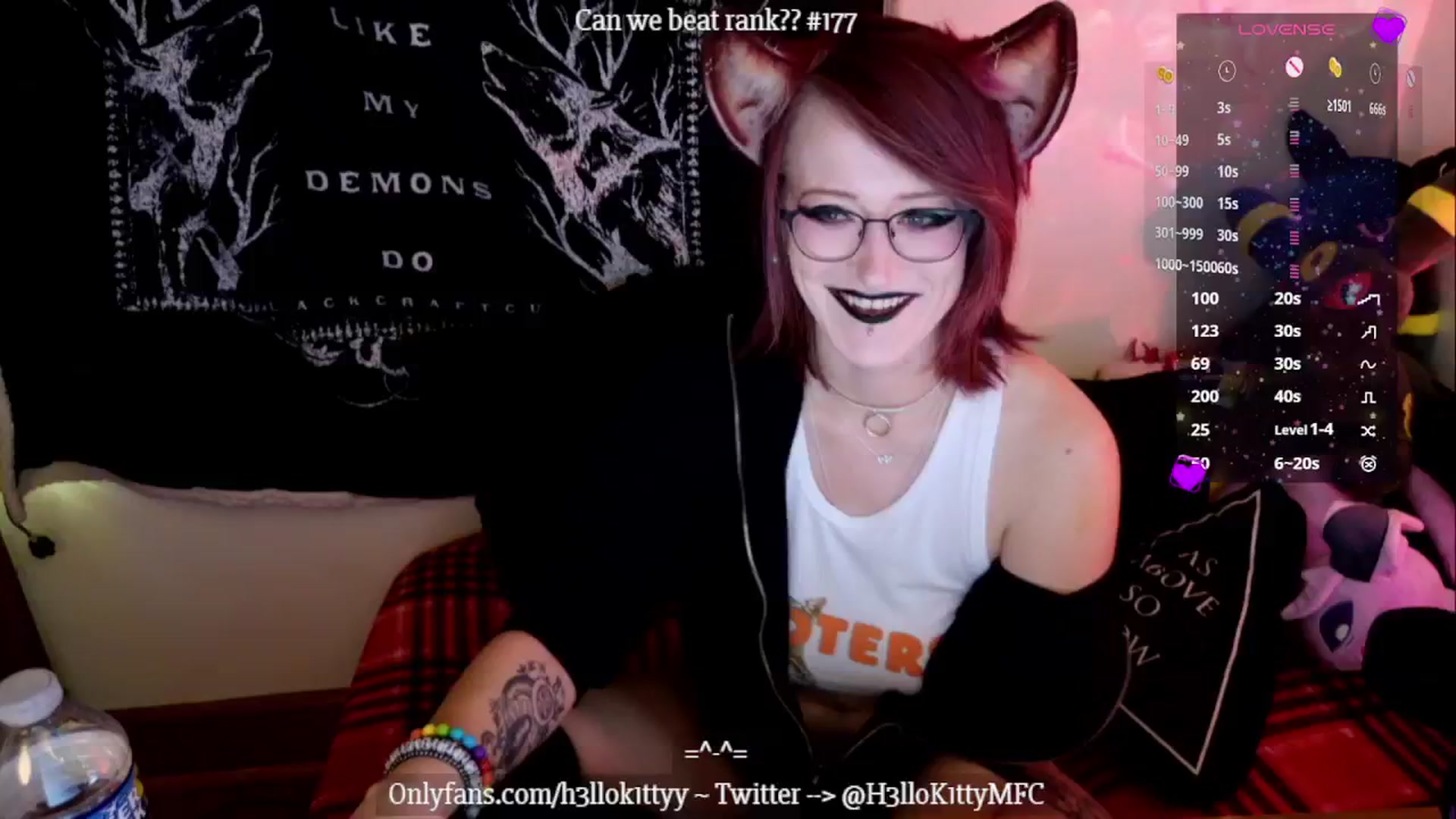 Gallery image thumbnail from H3llok1tty's myfreecams stream on, 01/06/2025, 14:35 image 11 of 20