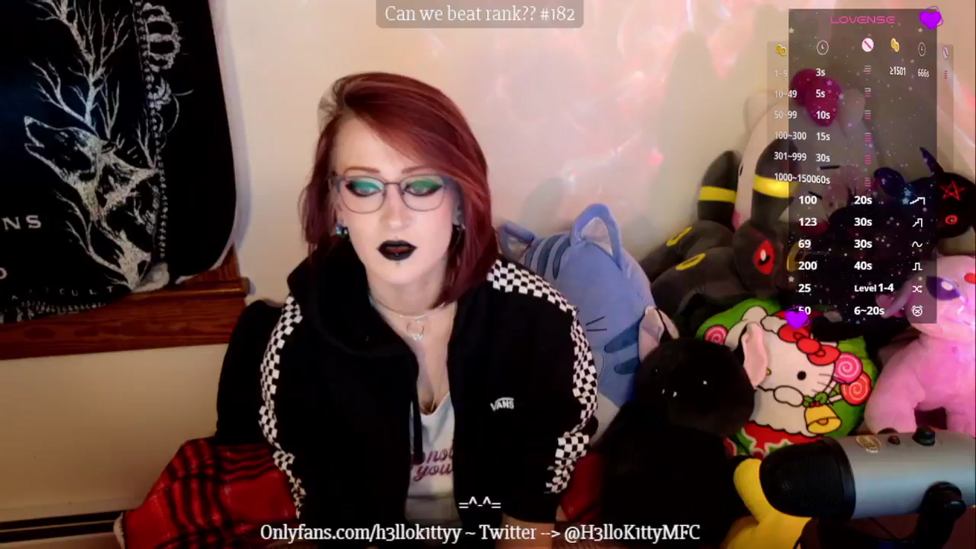 Gallery image thumbnail from H3llok1tty's myfreecams stream on, 01/07/2025, 16:44 image 12 of 20