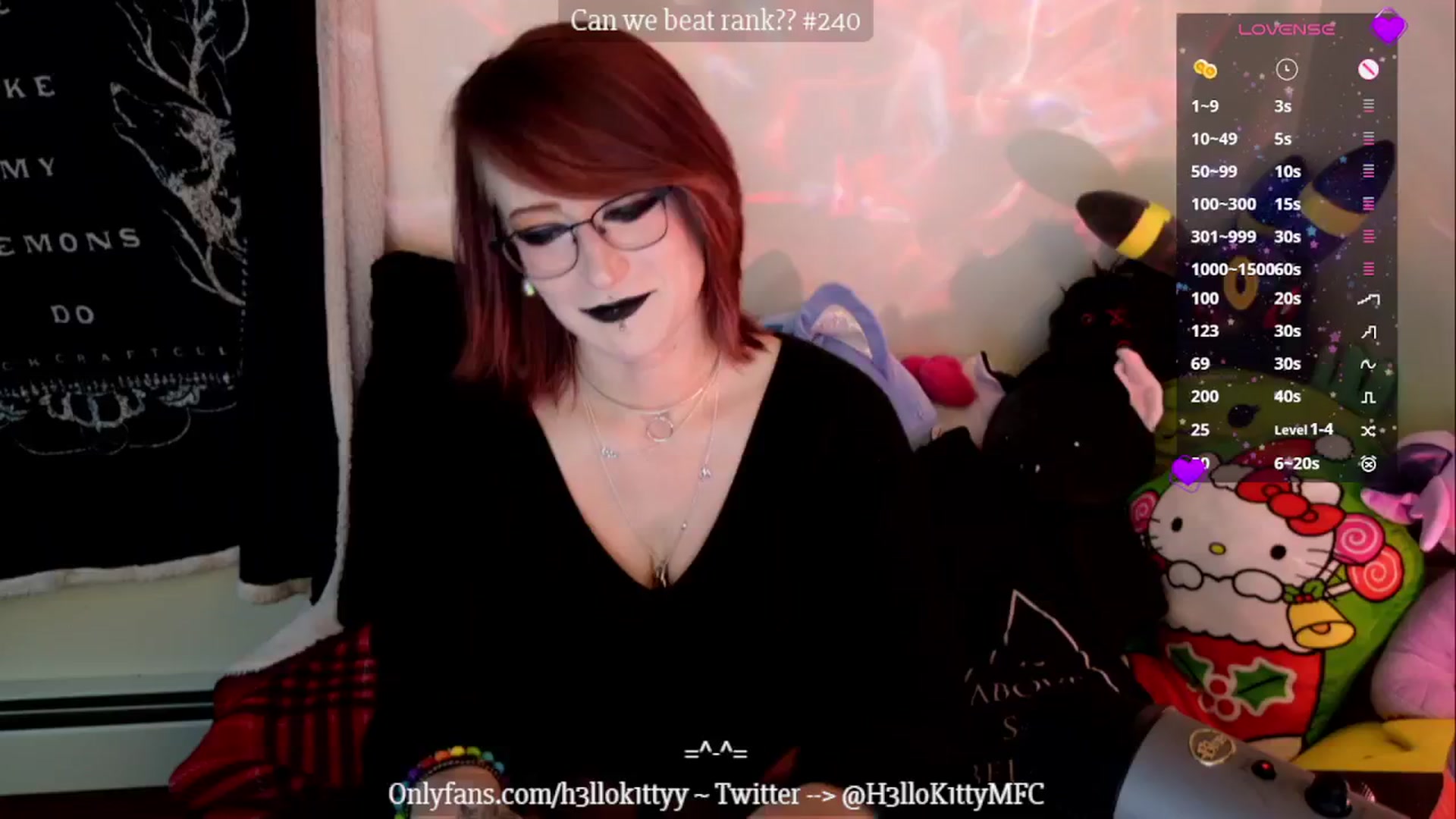 Gallery image thumbnail from H3llok1tty's myfreecams stream on, 01/10/2025, 13:42 image 4 of 20