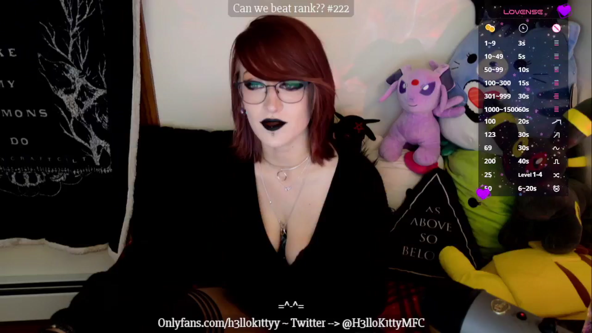 Gallery image thumbnail from H3llok1tty's myfreecams stream on, 01/10/2025, 13:42 image 13 of 20