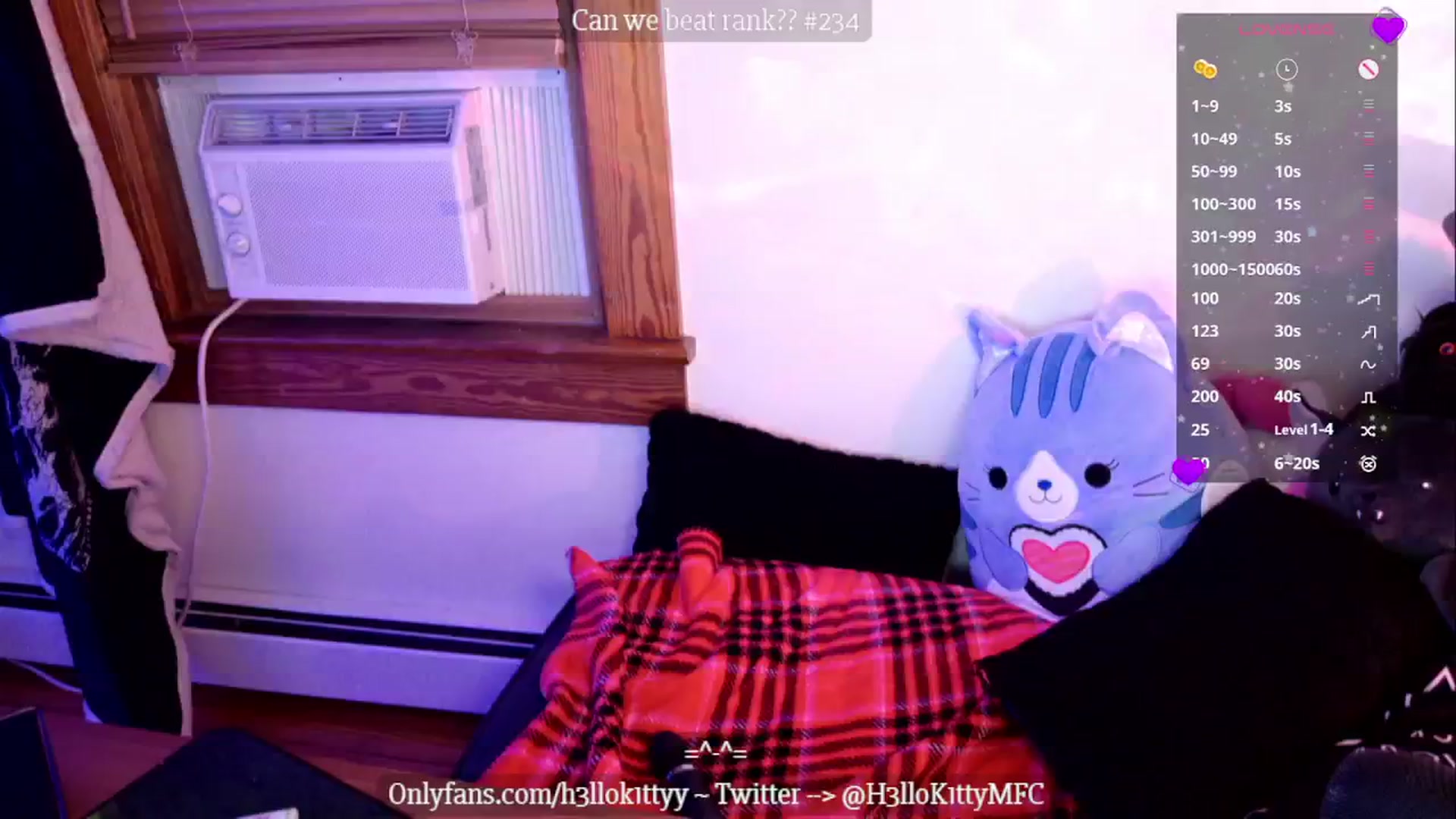 Gallery image thumbnail from H3llok1tty's myfreecams stream on, 01/10/2025, 13:42 image 6 of 20