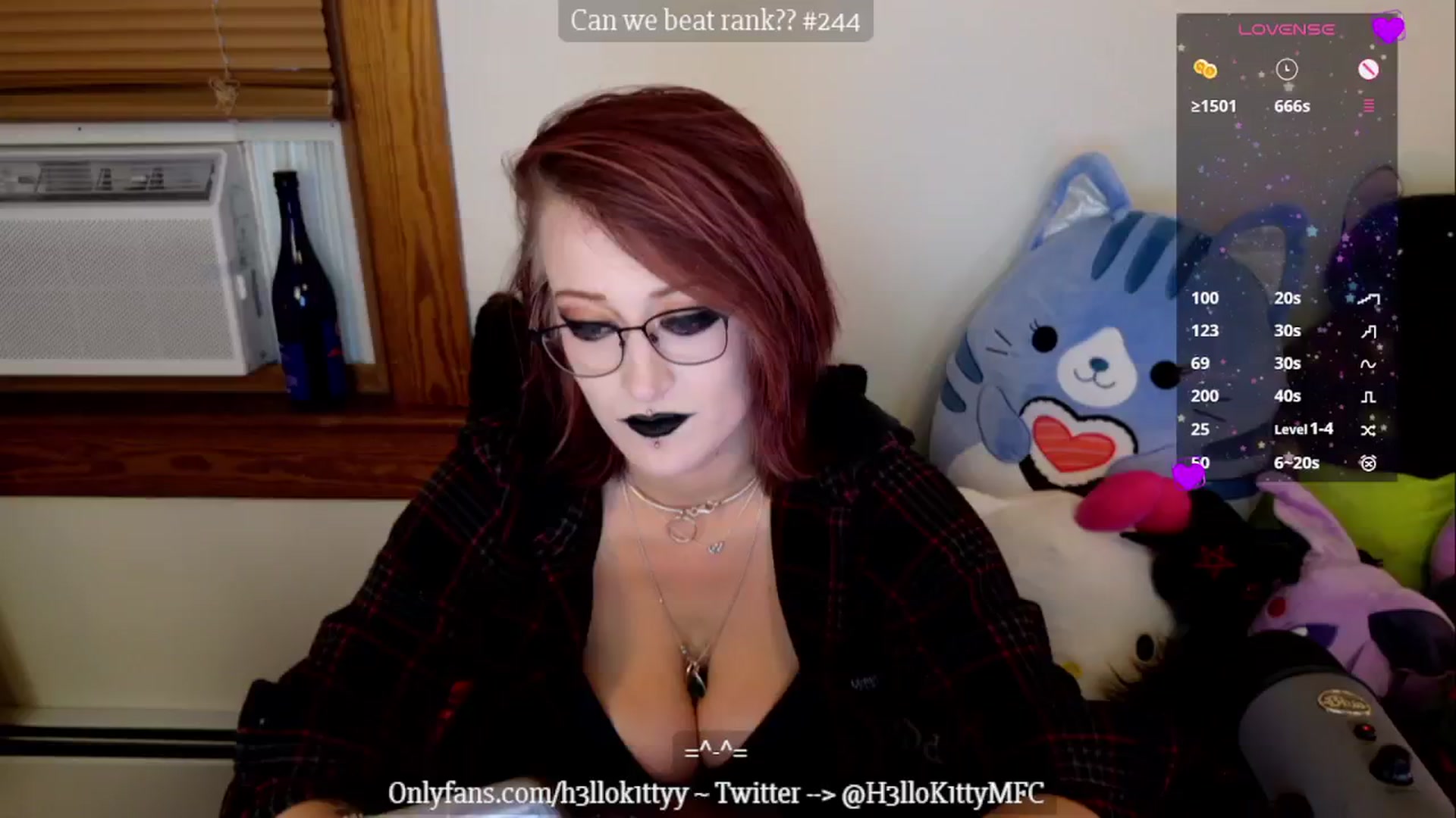 Gallery image thumbnail from H3llok1tty's myfreecams stream on, 01/11/2025, 15:38 image 3 of 20