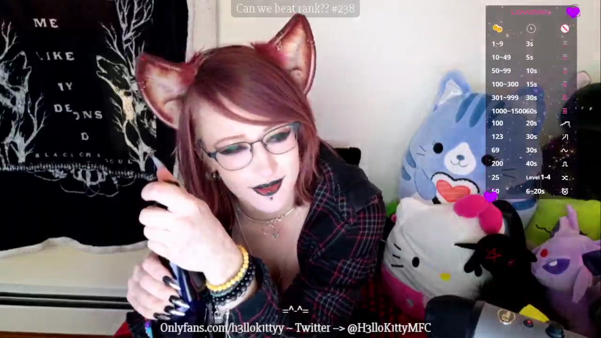 Gallery image thumbnail from H3llok1tty's myfreecams stream on, 01/11/2025, 15:38 image 10 of 20
