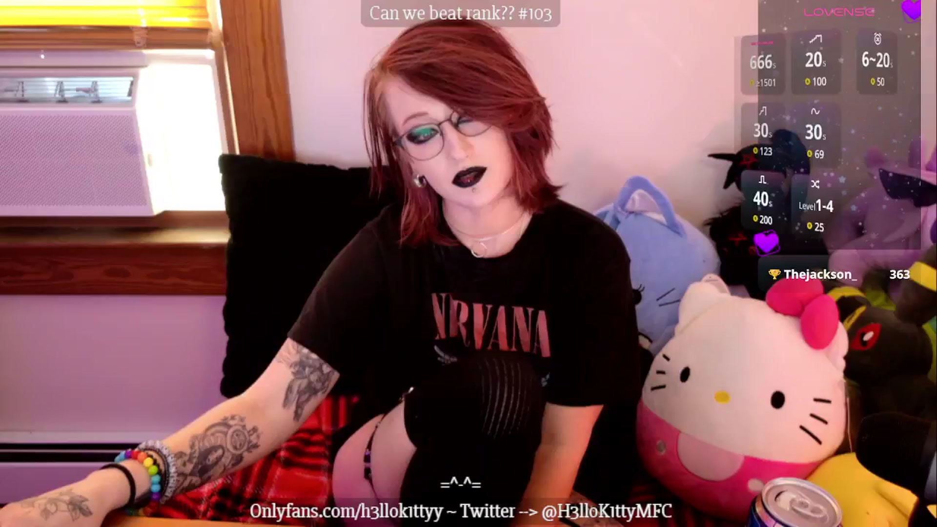 Gallery image thumbnail from H3llok1tty's myfreecams stream on, 01/12/2025, 15:33 image 18 of 20
