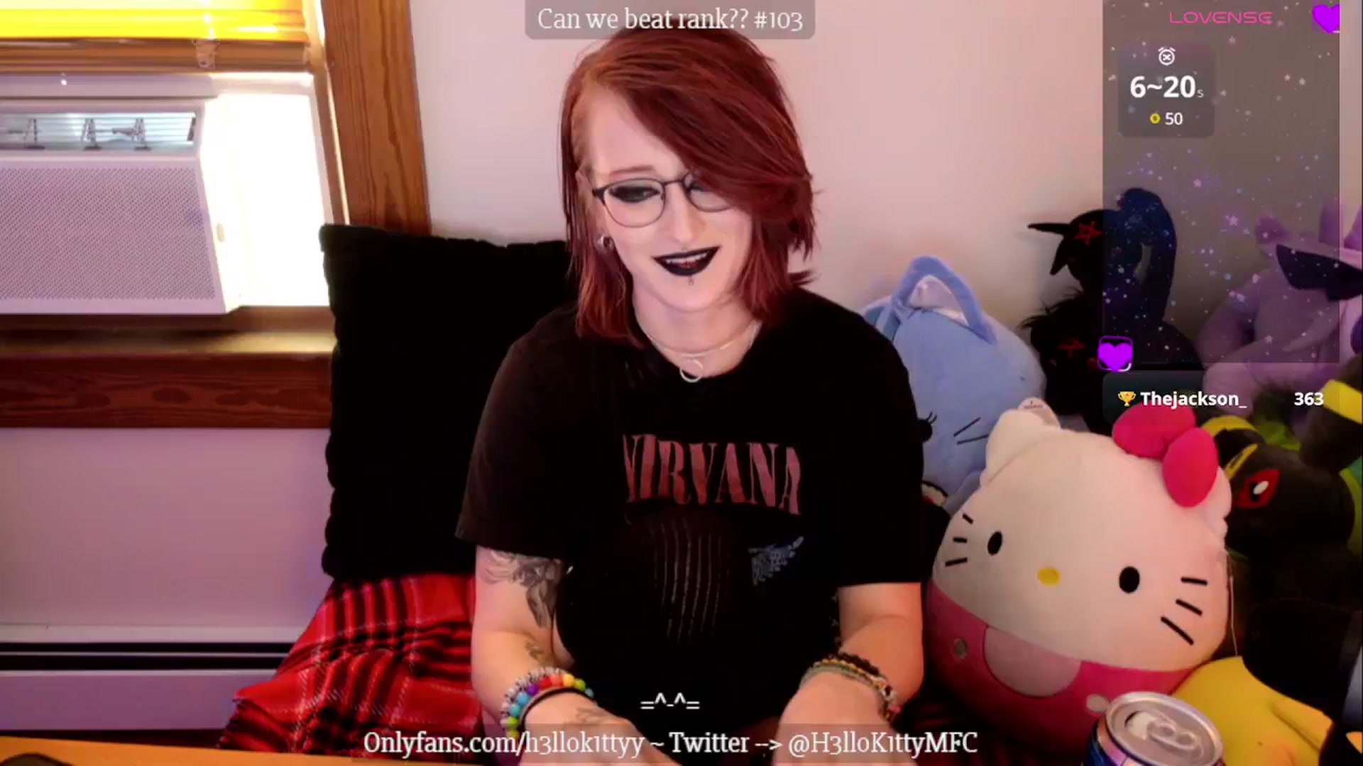 Gallery image thumbnail from H3llok1tty's myfreecams stream on, 01/12/2025, 15:33 image 19 of 20