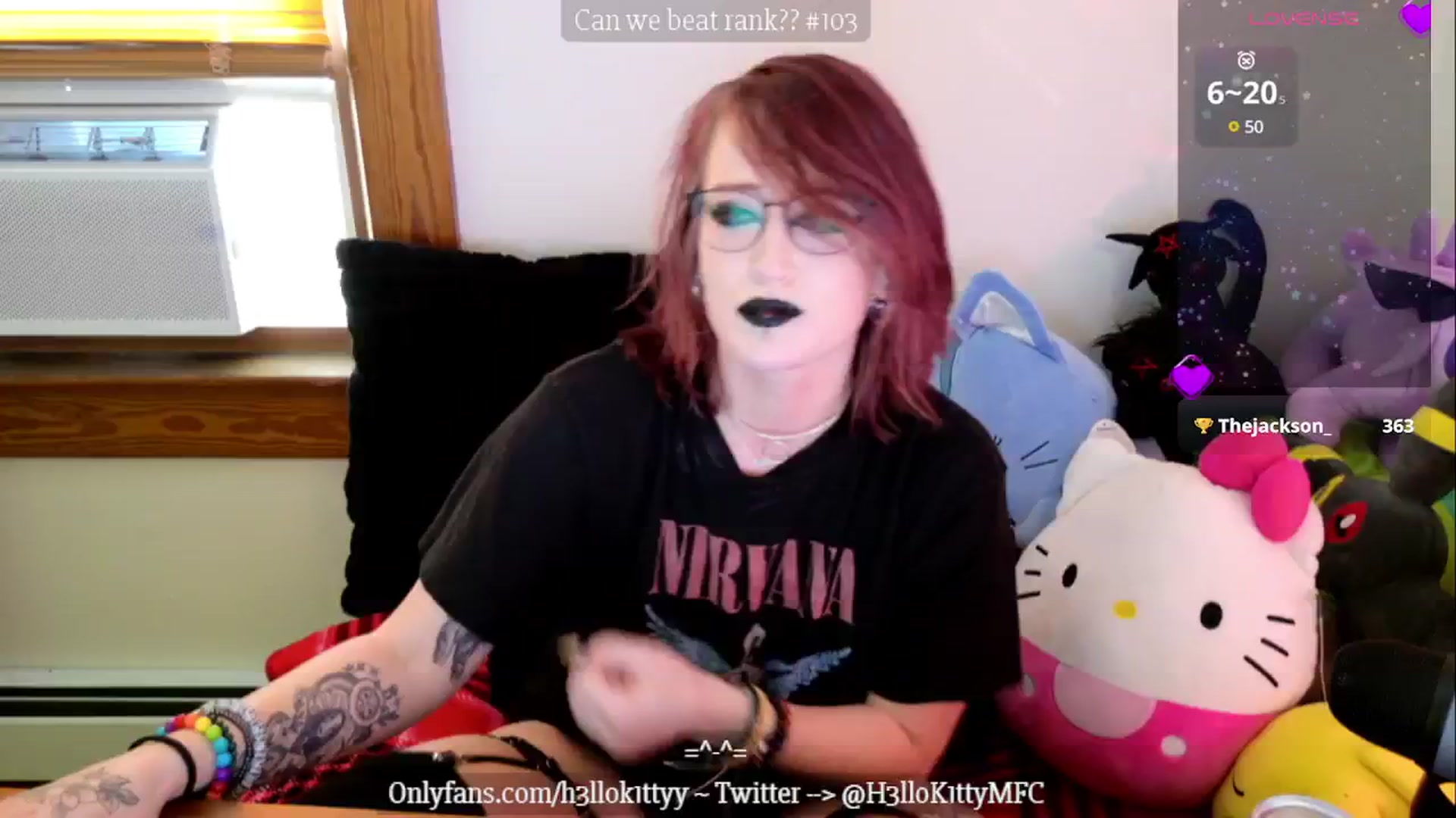 Gallery image thumbnail from H3llok1tty's myfreecams stream on, 01/12/2025, 15:33 image 12 of 20