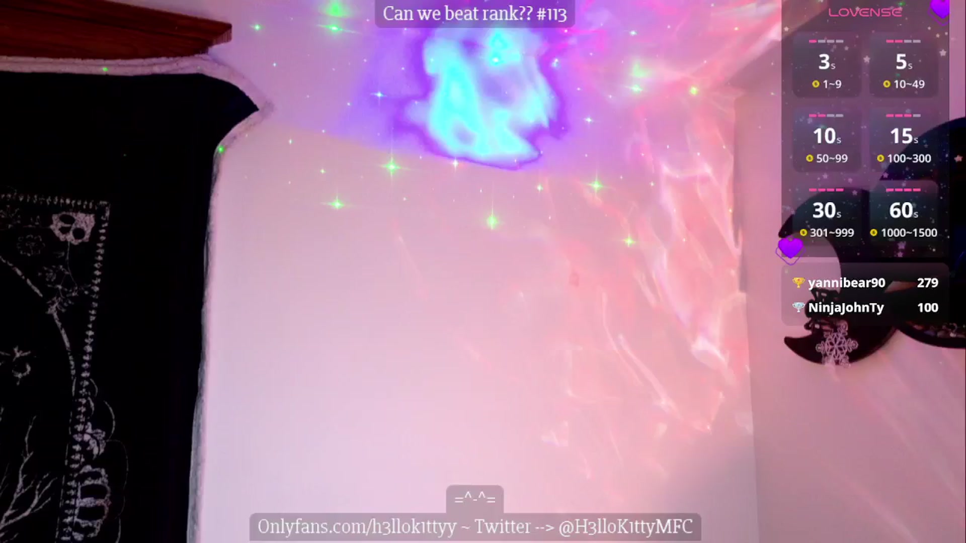 Gallery image thumbnail from H3llok1tty's myfreecams stream on, 01/13/2025, 12:36 image 6 of 20