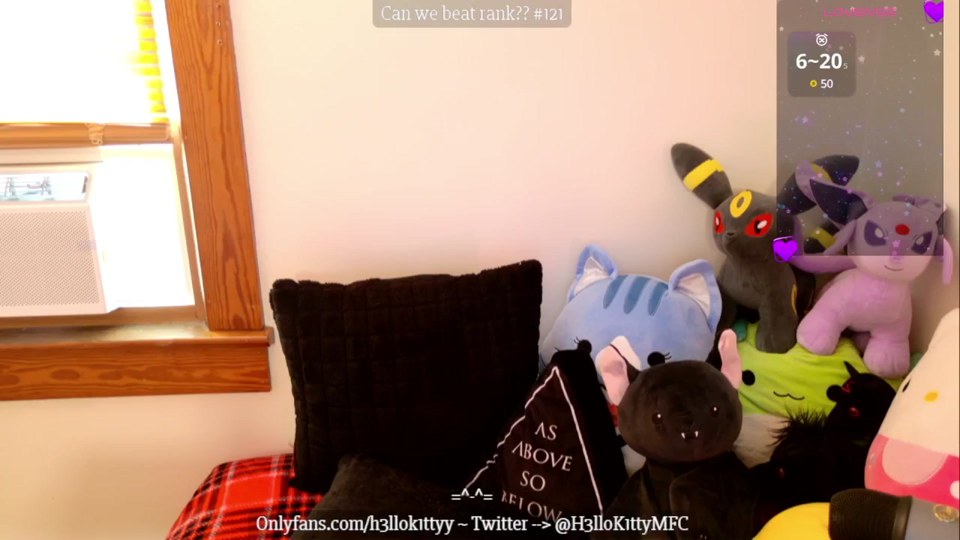 Gallery image thumbnail from H3llok1tty's myfreecams stream on, 01/14/2025, 23:54 image 4 of 20