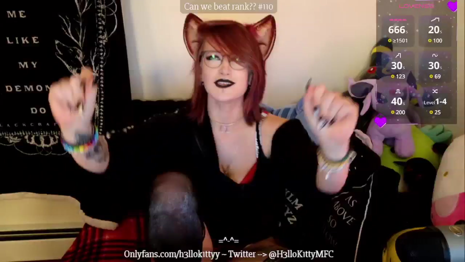 Gallery image thumbnail from H3llok1tty's myfreecams stream on, 01/14/2025, 23:54 image 19 of 20