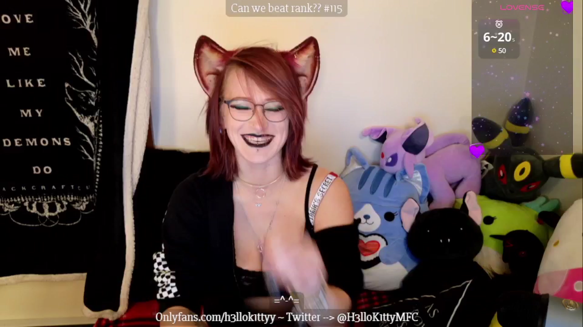 Gallery image thumbnail from H3llok1tty's myfreecams stream on, 01/14/2025, 23:54 image 12 of 20