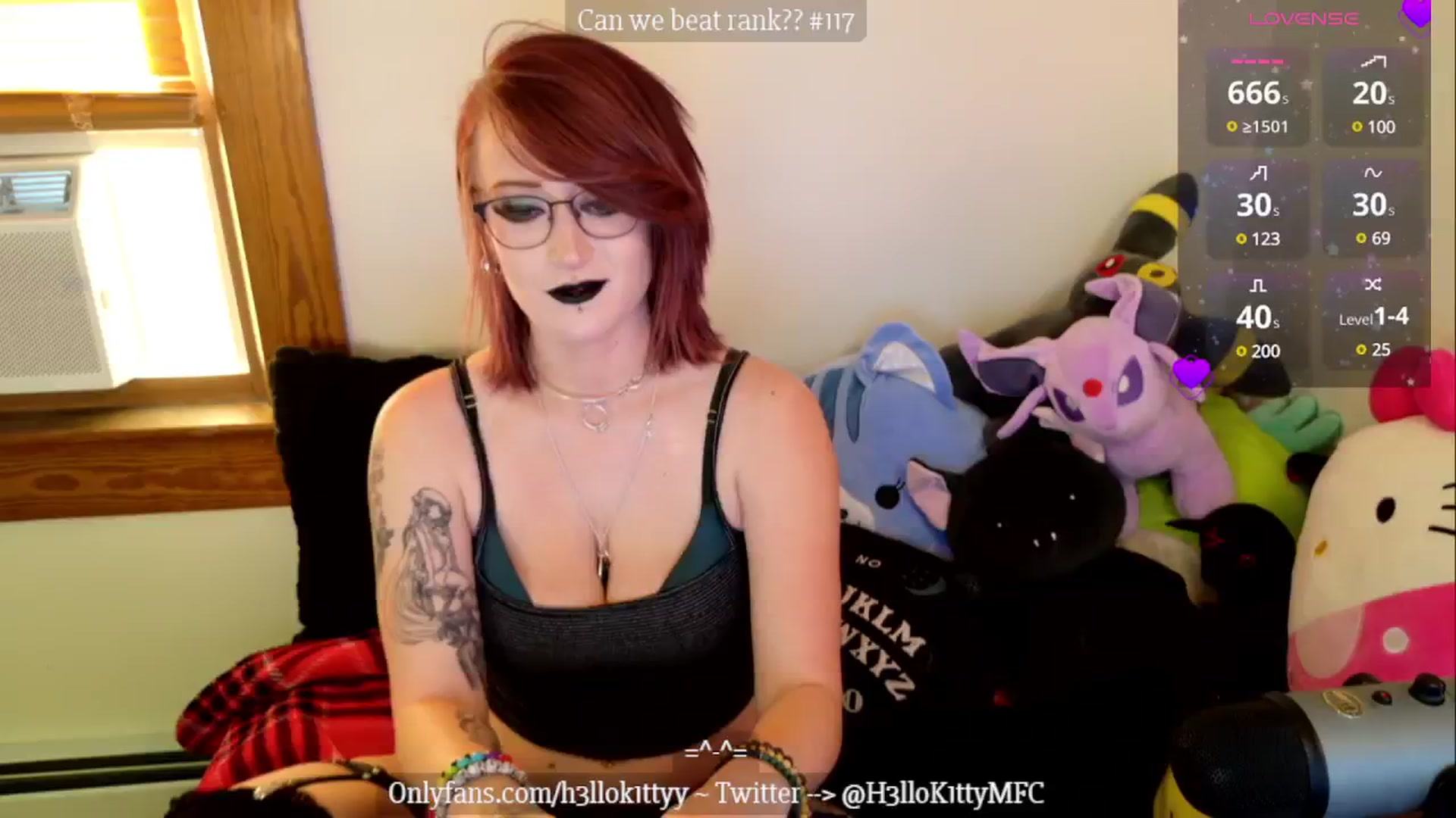 Gallery image thumbnail from H3llok1tty's myfreecams stream on, 01/16/2025, 24:10 image 11 of 20