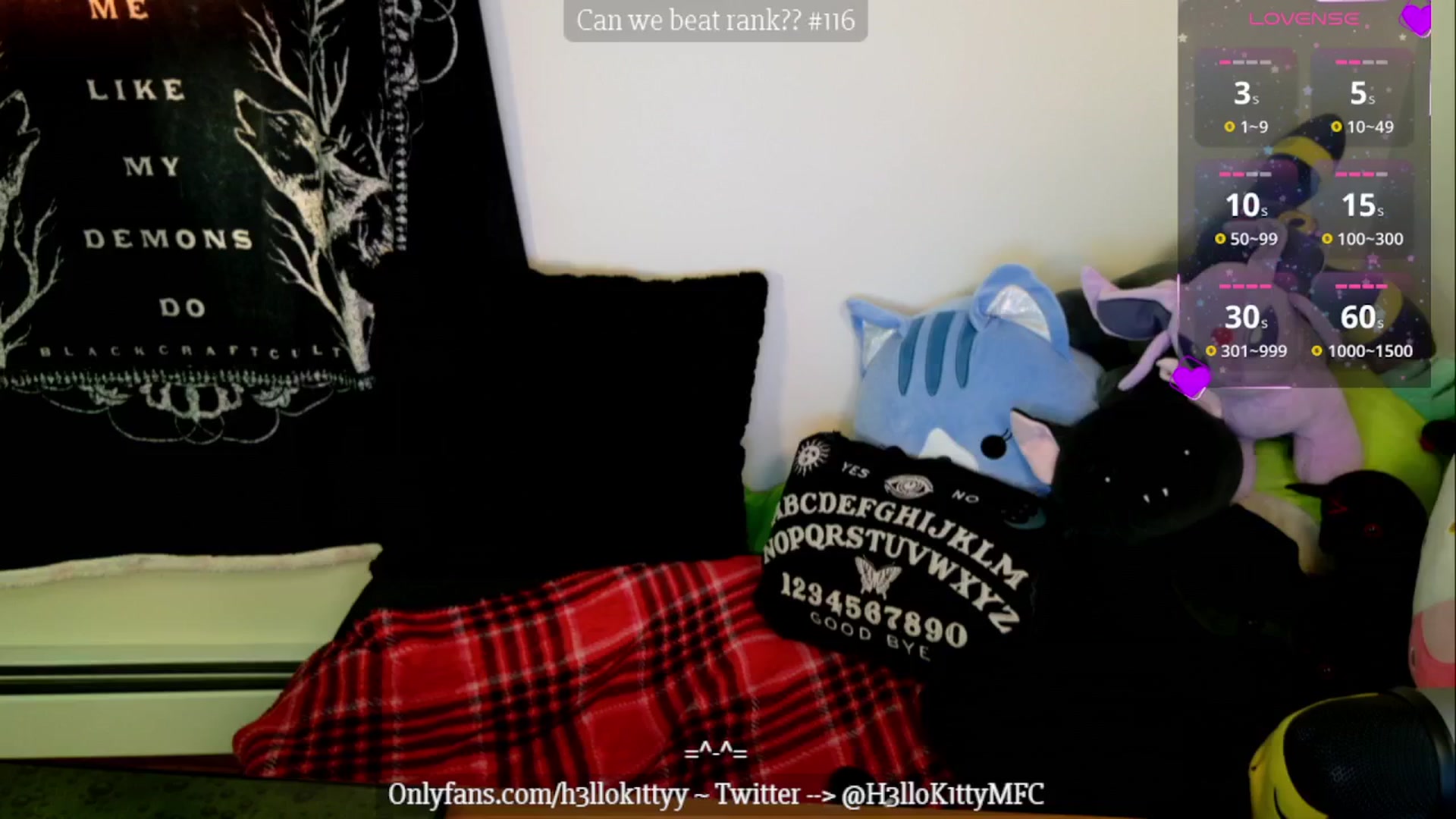 Gallery image thumbnail from H3llok1tty's myfreecams stream on, 01/16/2025, 24:10 image 8 of 20