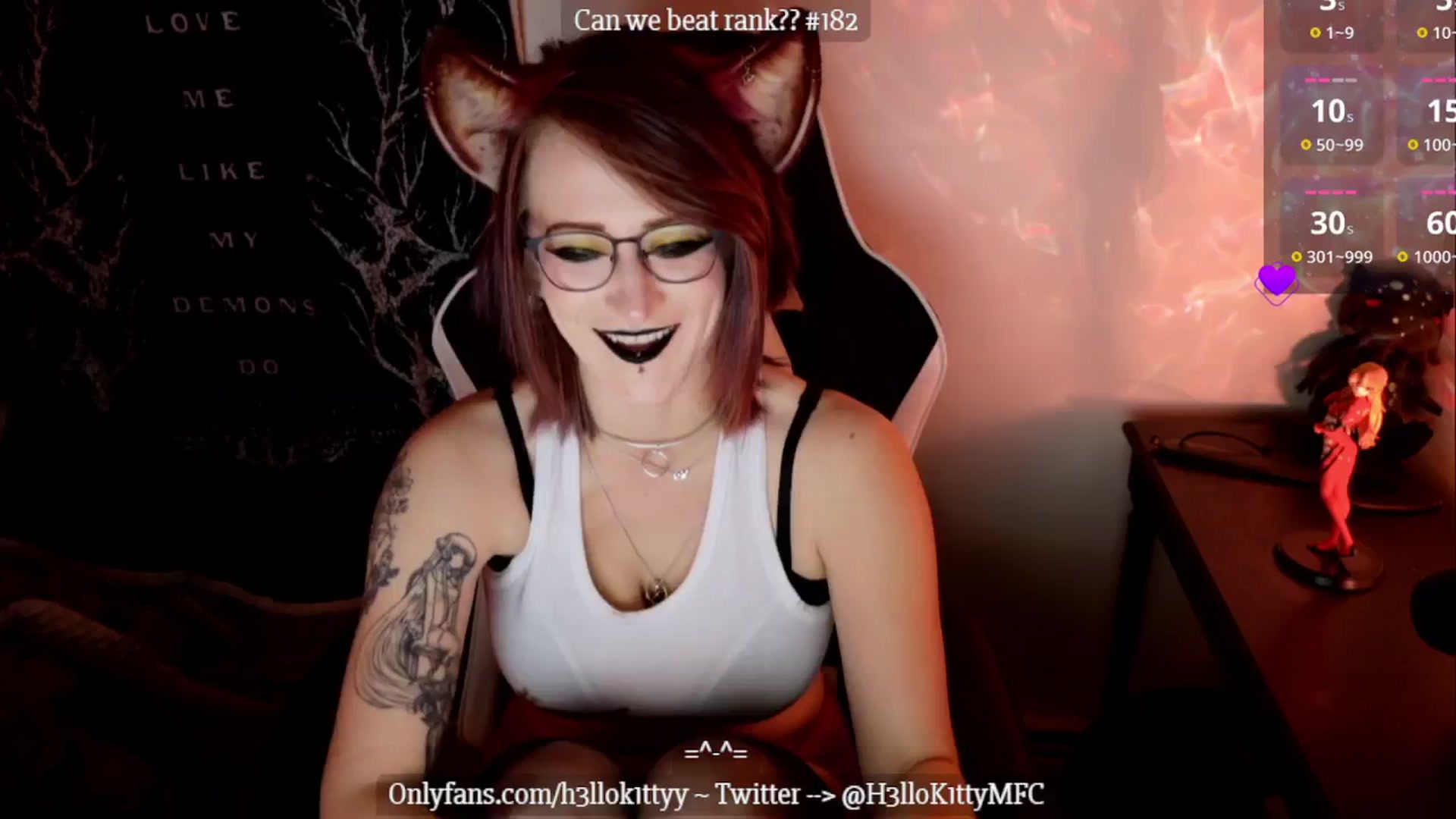 Gallery image thumbnail from H3llok1tty's myfreecams stream on, 01/20/2025, 07:38 image 5 of 20