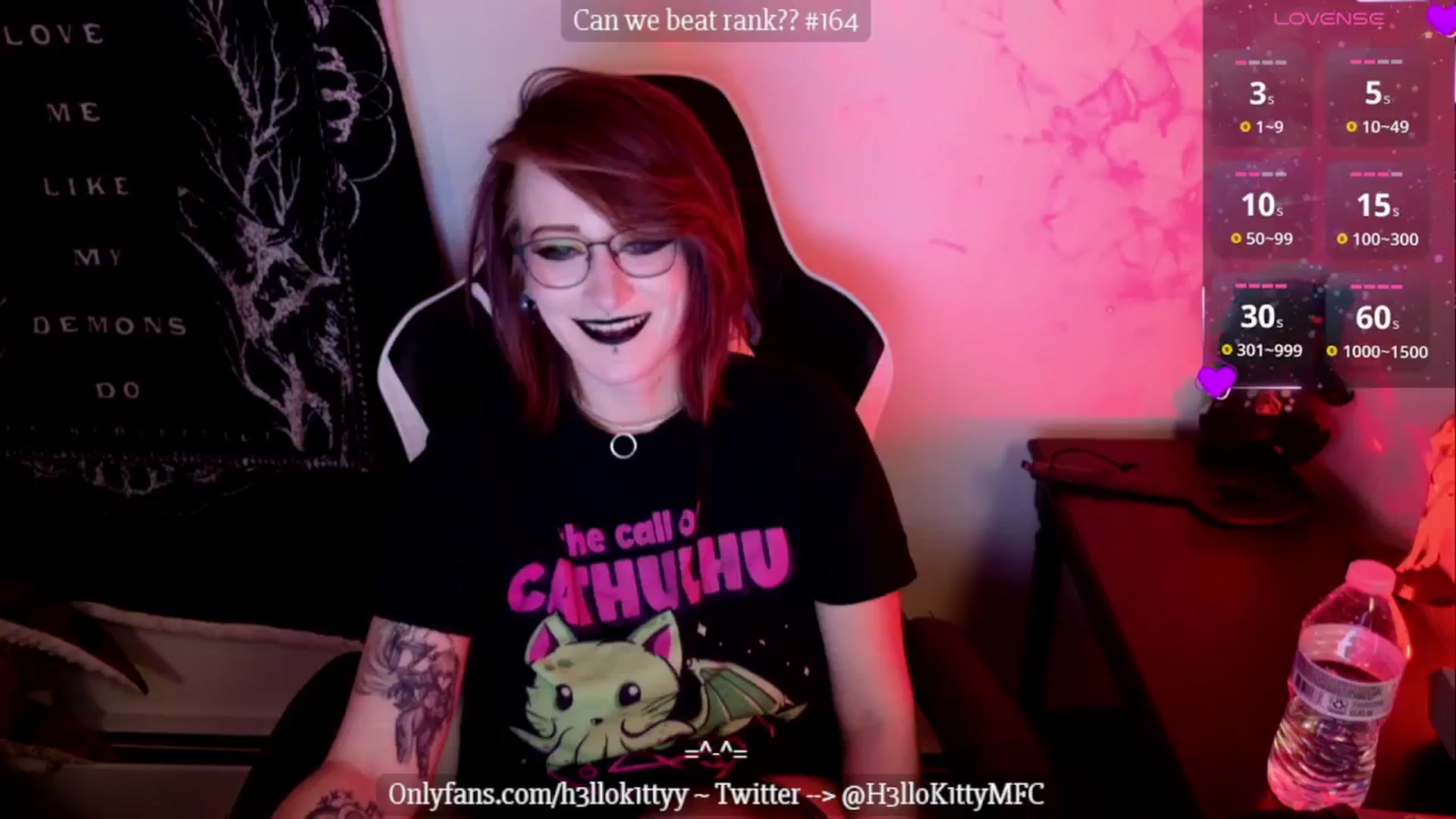 Gallery image thumbnail from H3llok1tty's myfreecams stream on, 01/20/2025, 11:13 image 20 of 20