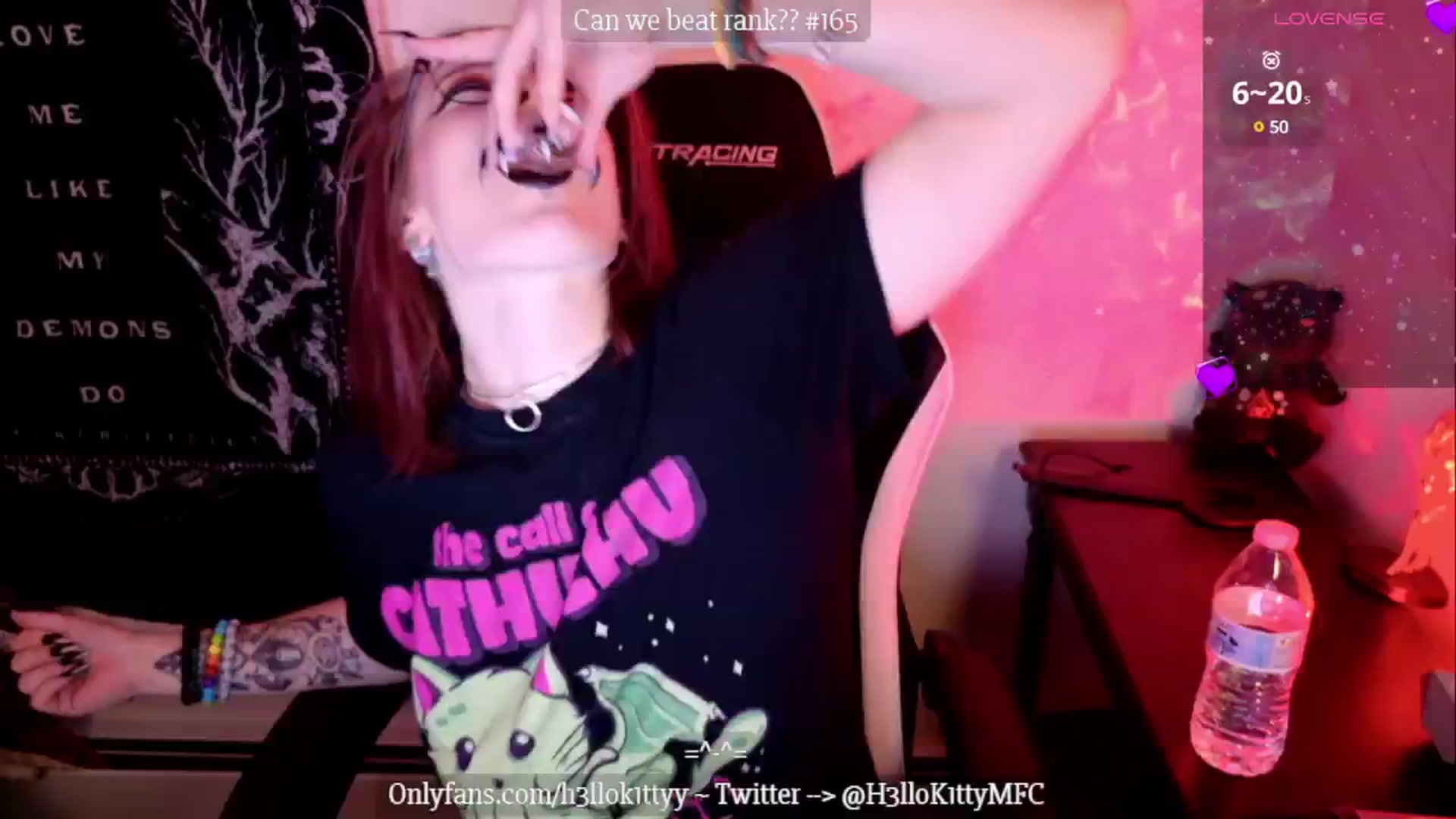 Gallery image thumbnail from H3llok1tty's myfreecams stream on, 01/20/2025, 11:13 image 19 of 20