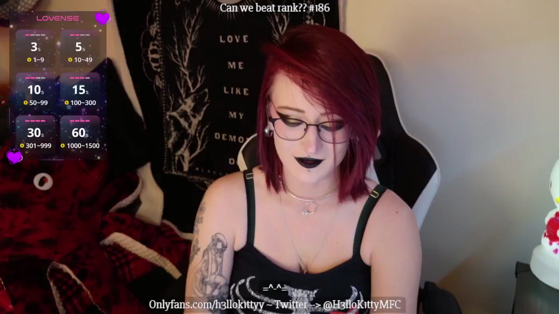 Gallery image thumbnail from H3llok1tty's myfreecams stream on, 01/23/2025, 08:51 image 13 of 20