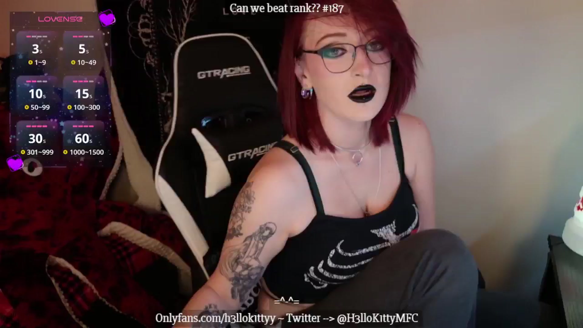Gallery image thumbnail from H3llok1tty's myfreecams stream on, 01/23/2025, 08:51 image 5 of 20