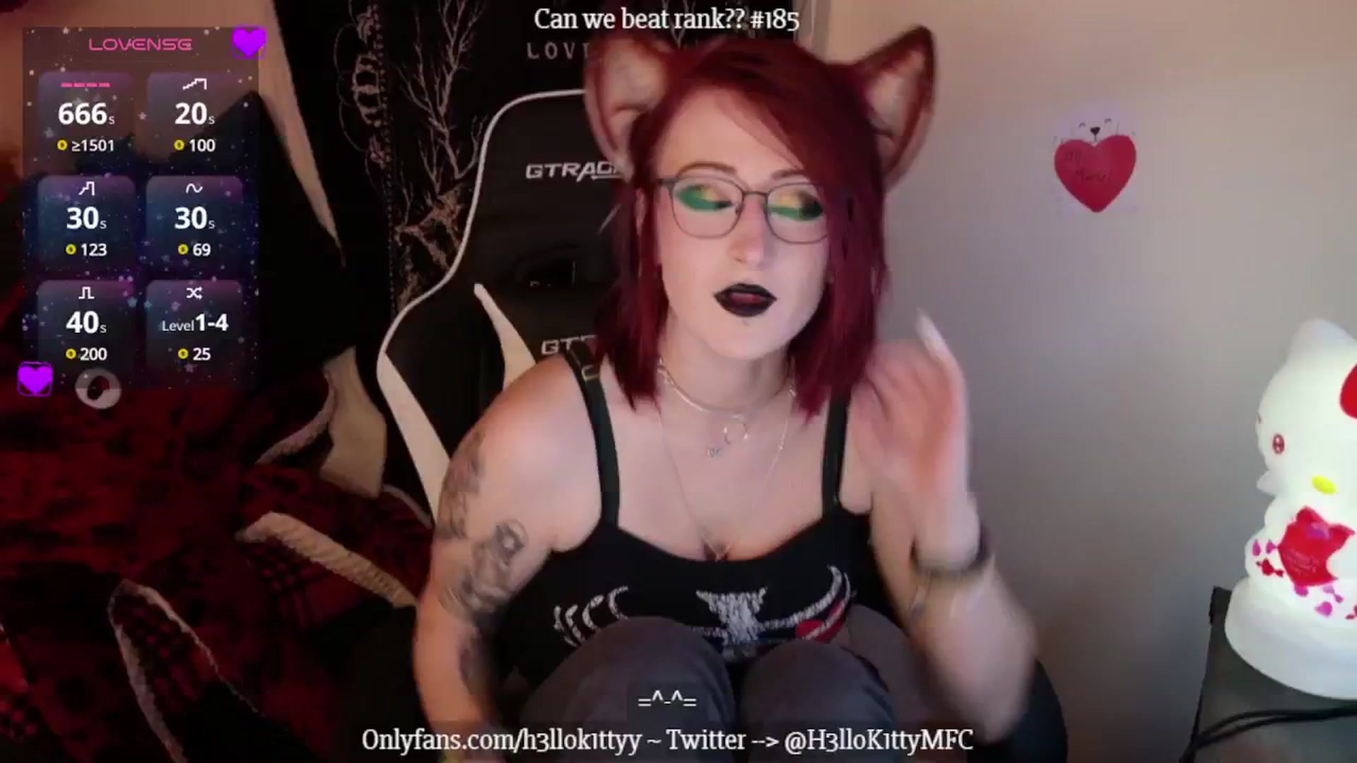 Gallery image thumbnail from H3llok1tty's myfreecams stream on, 01/23/2025, 08:51 image 20 of 20