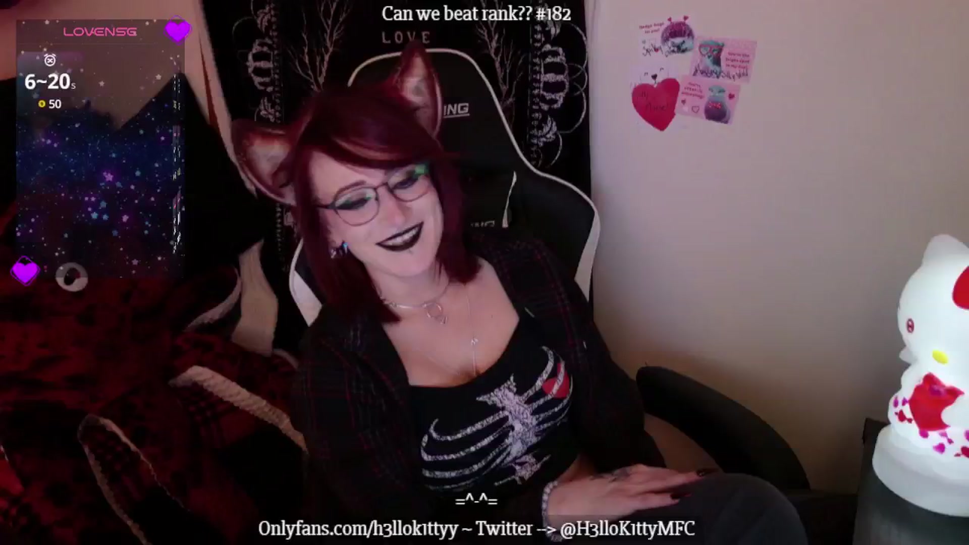Gallery image thumbnail from H3llok1tty's myfreecams stream on, 01/23/2025, 11:00 image 20 of 20