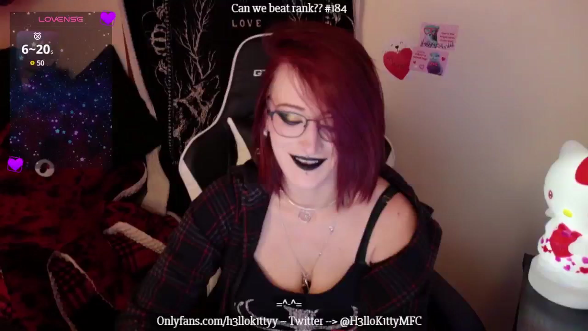 Gallery image thumbnail from H3llok1tty's myfreecams stream on, 01/23/2025, 11:00 image 10 of 20