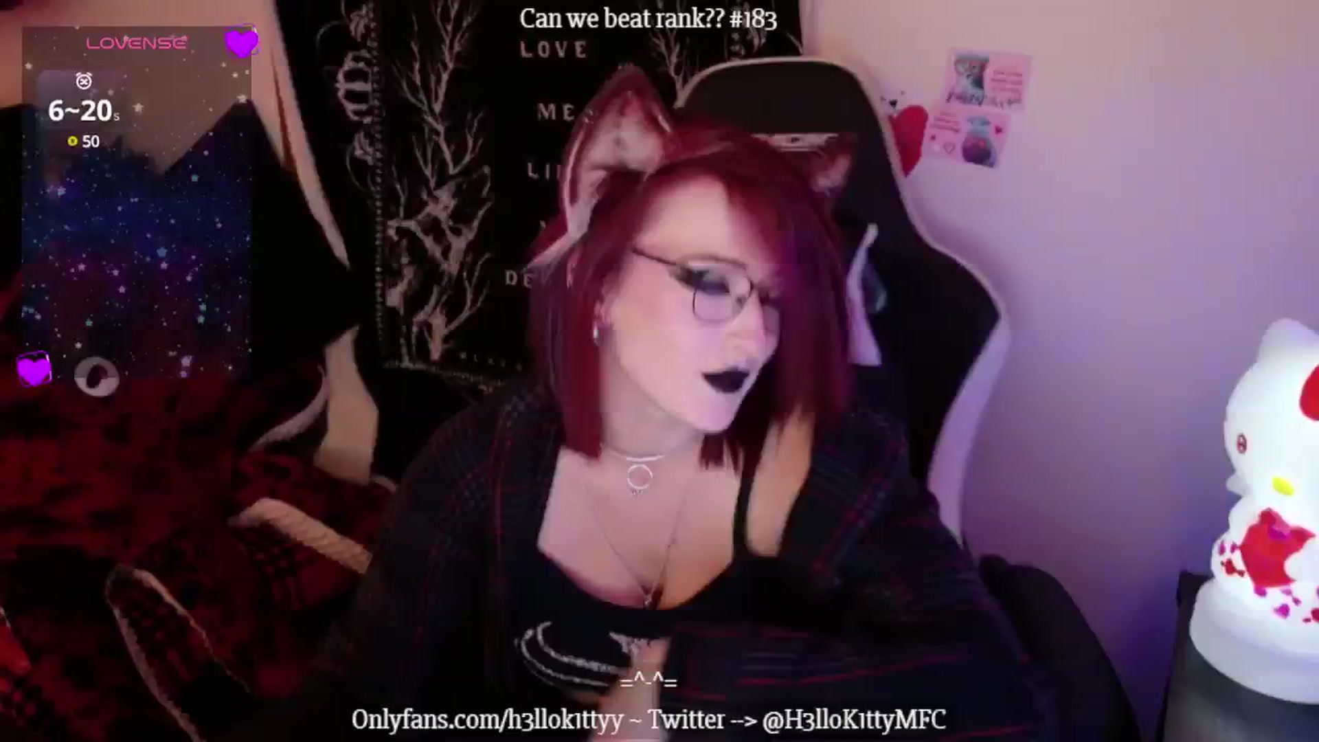 Gallery image thumbnail from H3llok1tty's myfreecams stream on, 01/23/2025, 11:00 image 17 of 20