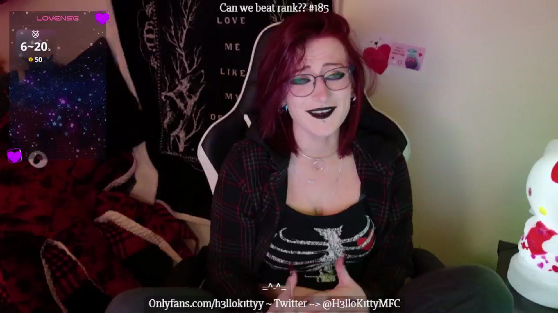 Gallery image thumbnail from H3llok1tty's myfreecams stream on, 01/23/2025, 11:00 image 1 of 20