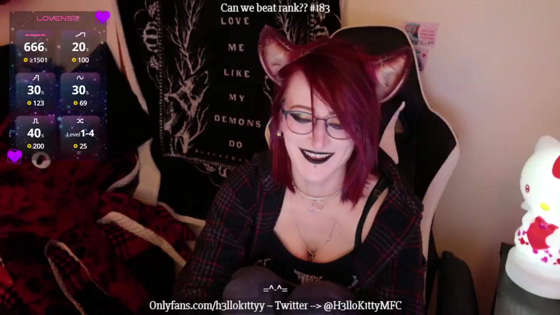 Gallery image thumbnail from H3llok1tty's myfreecams stream on, 01/23/2025, 11:00 image 18 of 20