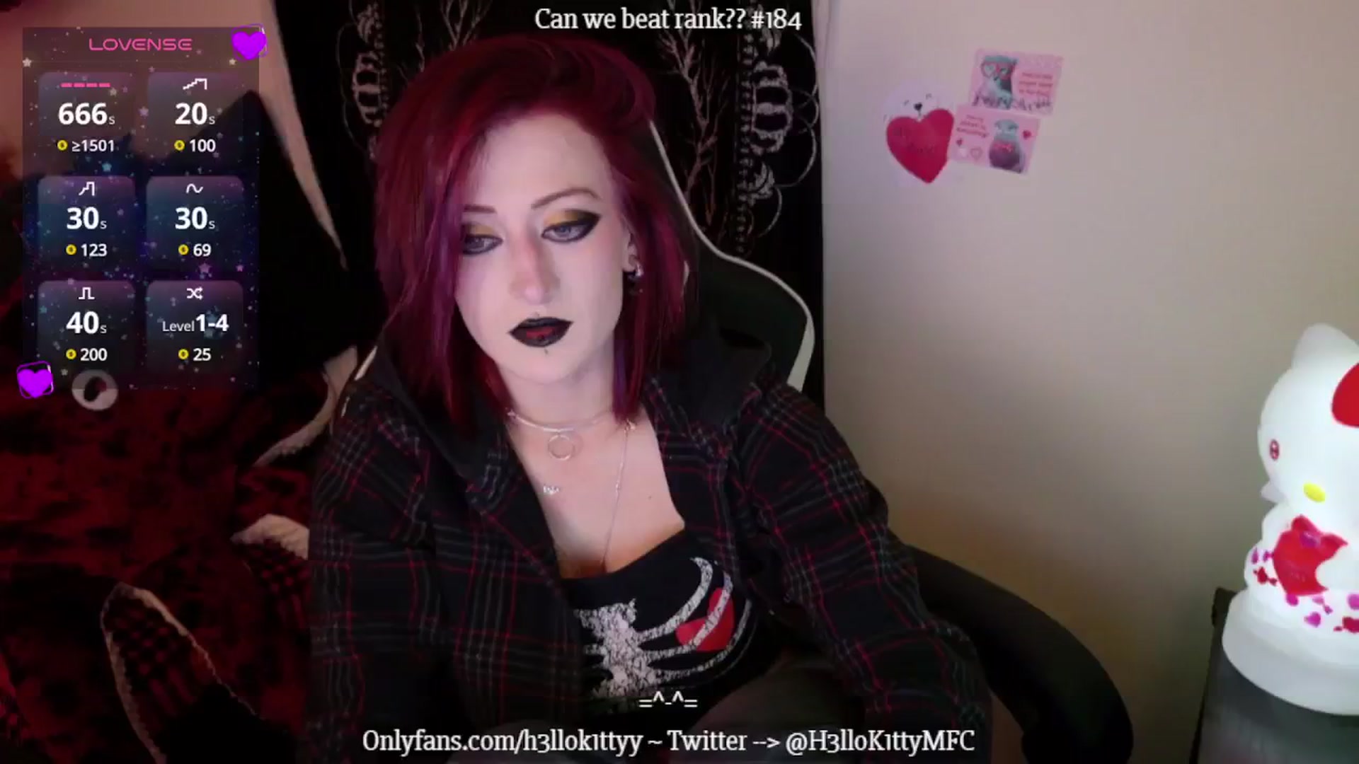 Gallery image thumbnail from H3llok1tty's myfreecams stream on, 01/23/2025, 11:00 image 5 of 20