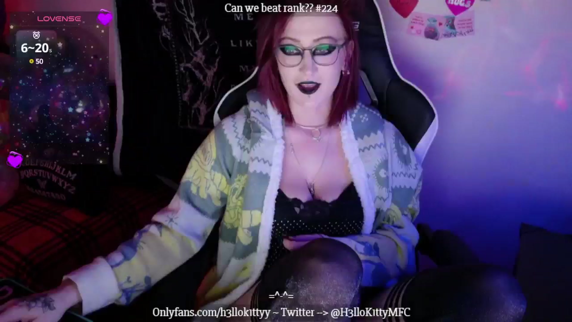 Gallery image thumbnail from H3llok1tty's myfreecams stream on, 01/27/2025, 10:34 image 4 of 20