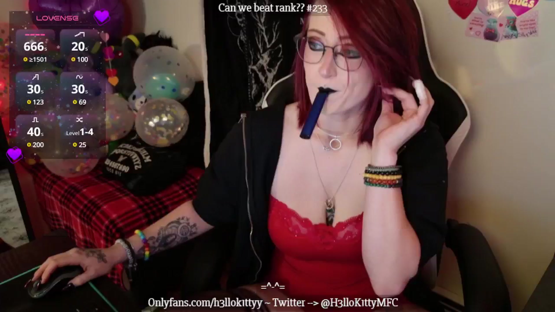 Gallery image thumbnail from H3llok1tty's myfreecams stream on, 01/29/2025, 08:15 image 5 of 20