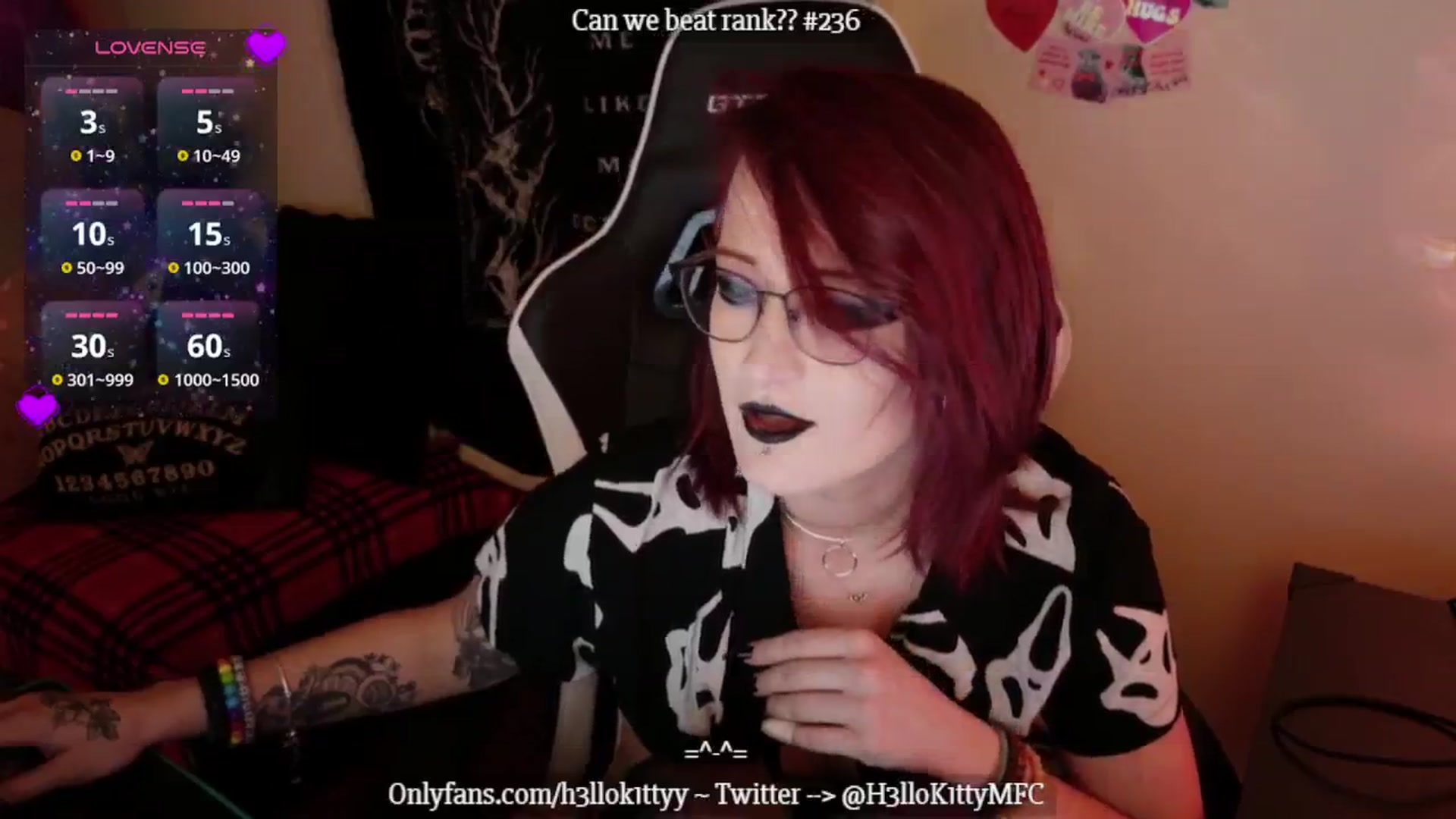 Gallery image thumbnail from H3llok1tty's myfreecams stream on, 01/31/2025, 10:02 image 20 of 20