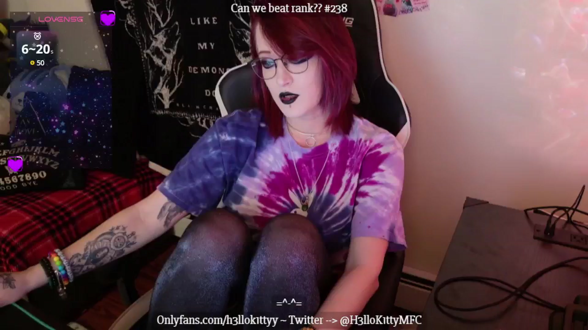 Gallery image thumbnail from H3llok1tty's myfreecams stream on, 01/31/2025, 10:02 image 3 of 20