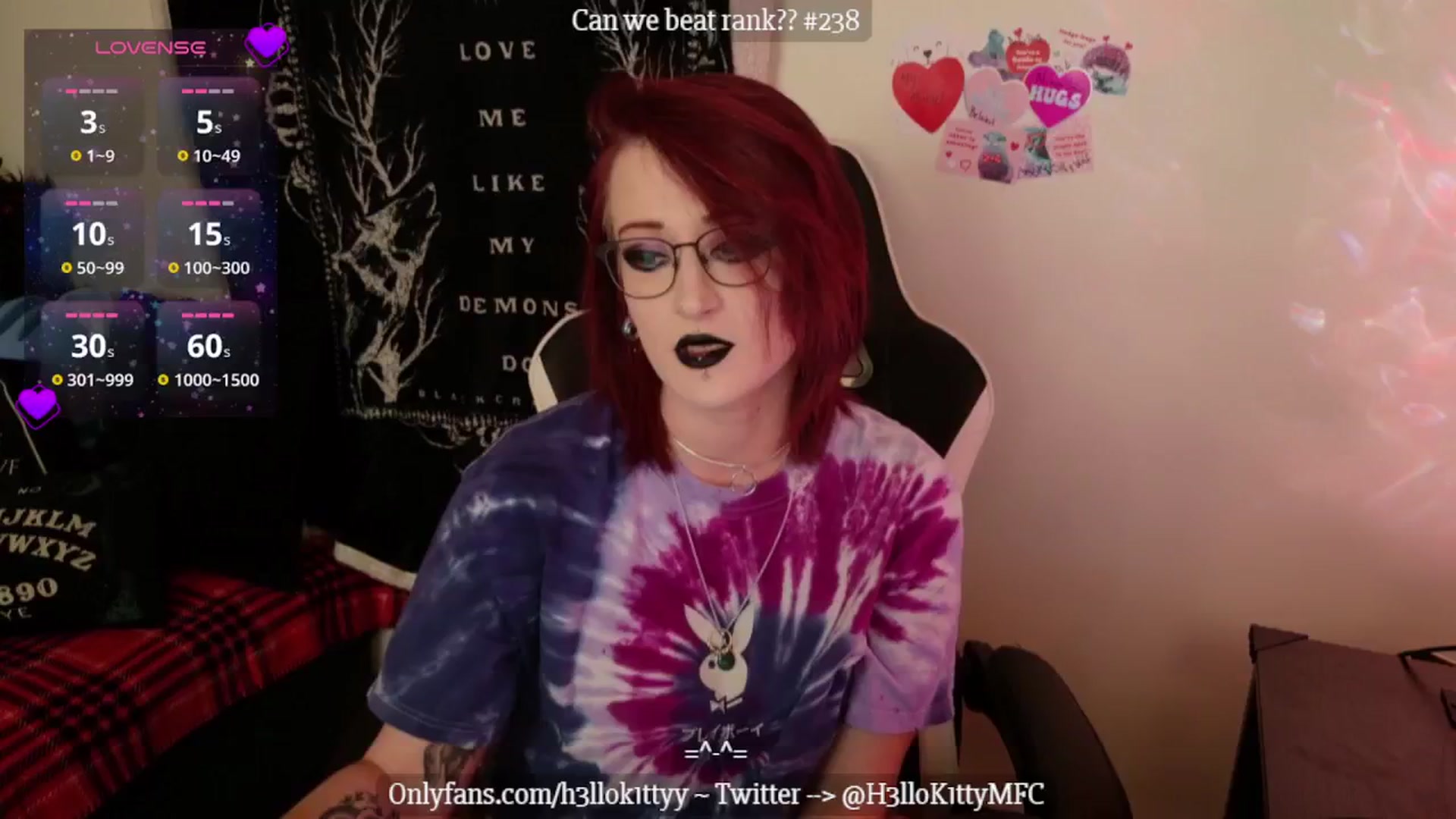 Gallery image thumbnail from H3llok1tty's myfreecams stream on, 01/31/2025, 10:02 image 1 of 20