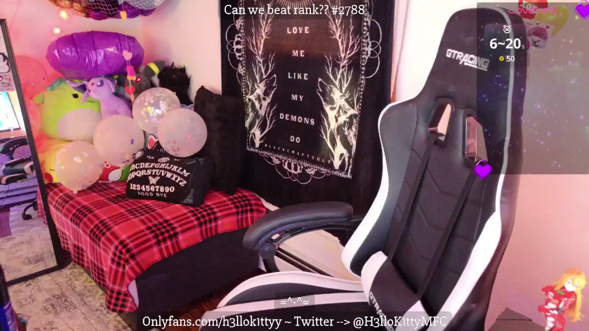 Gallery image thumbnail from H3llok1tty's myfreecams stream on, 02/02/2025, 19:24 image 8 of 20
