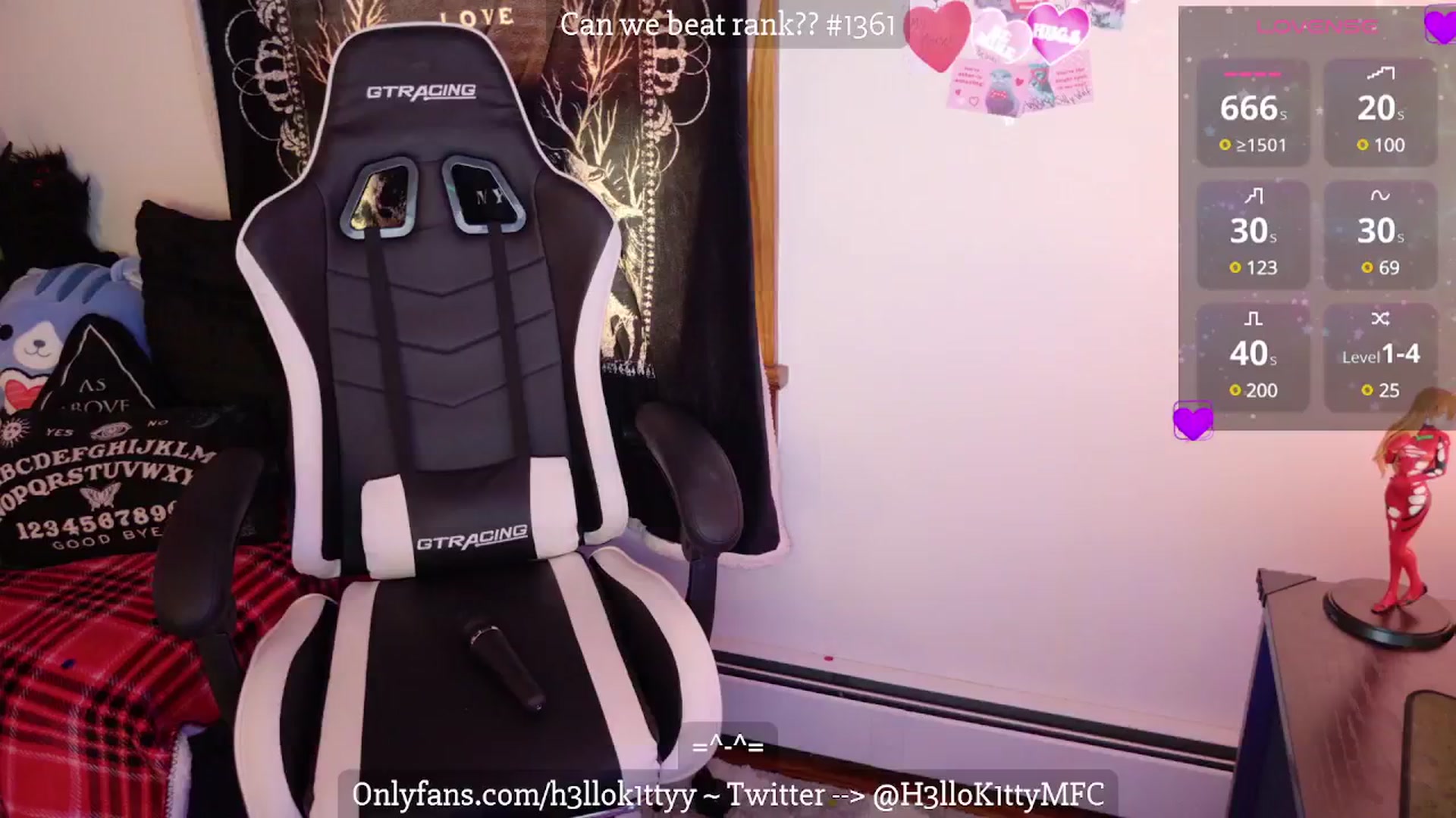 Gallery image thumbnail from H3llok1tty's myfreecams stream on, 02/02/2025, 19:24 image 15 of 20