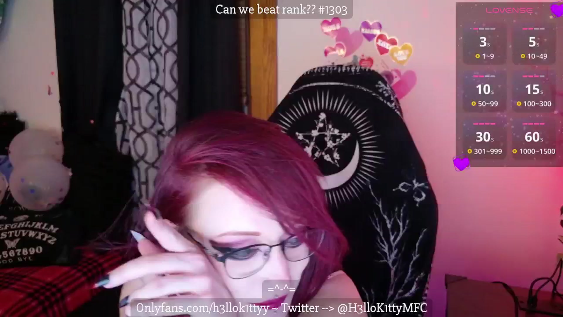 Gallery image thumbnail from H3llok1tty's myfreecams stream on, 02/08/2025, 11:57 image 9 of 20