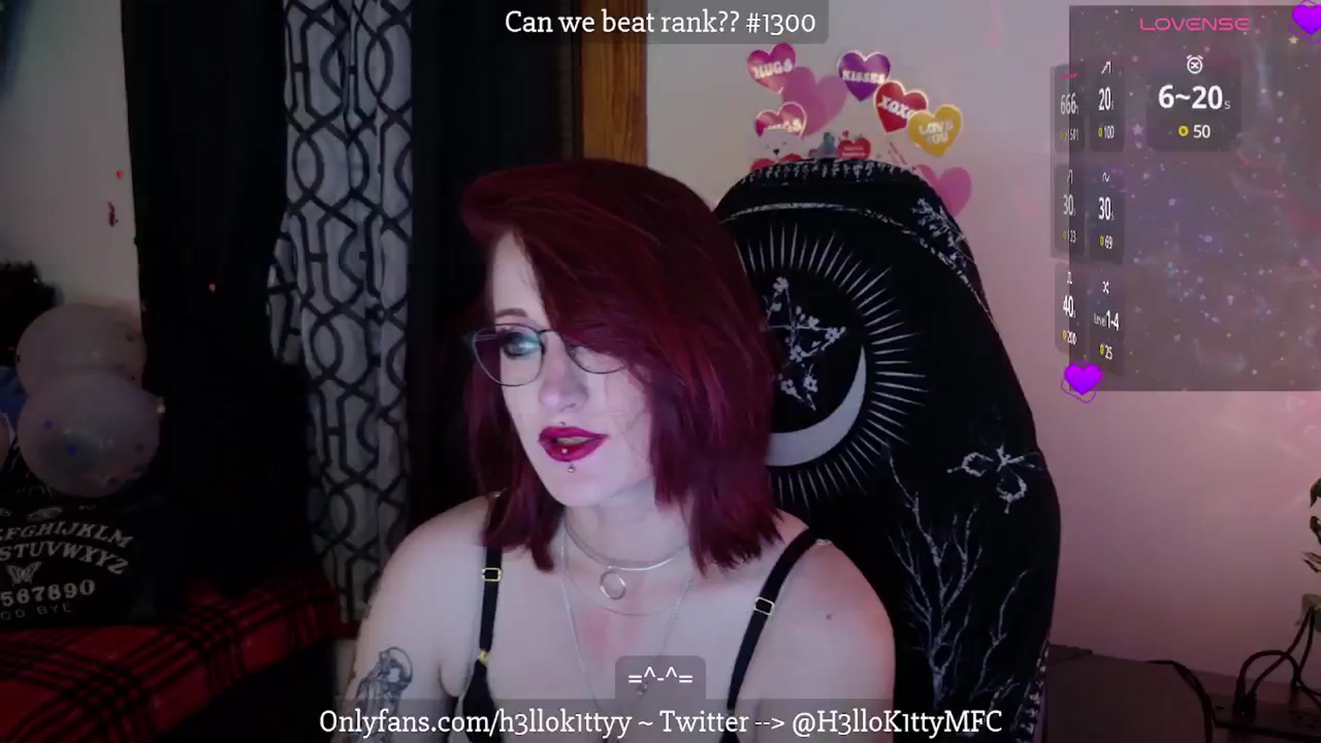 Gallery image thumbnail from H3llok1tty's myfreecams stream on, 02/08/2025, 11:57 image 10 of 20