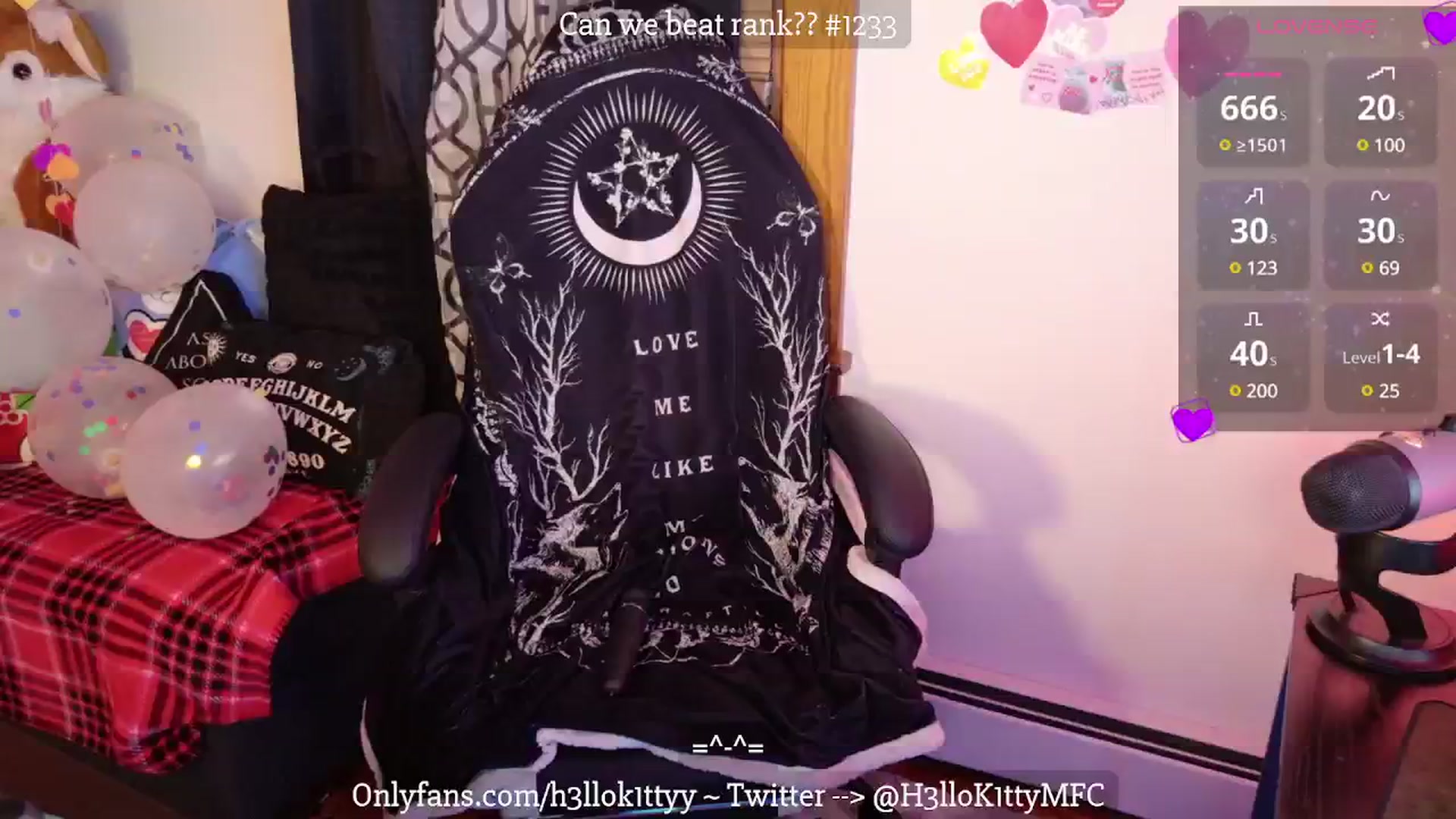 Gallery image thumbnail from H3llok1tty's myfreecams stream on, 02/11/2025, 09:26 image 7 of 20