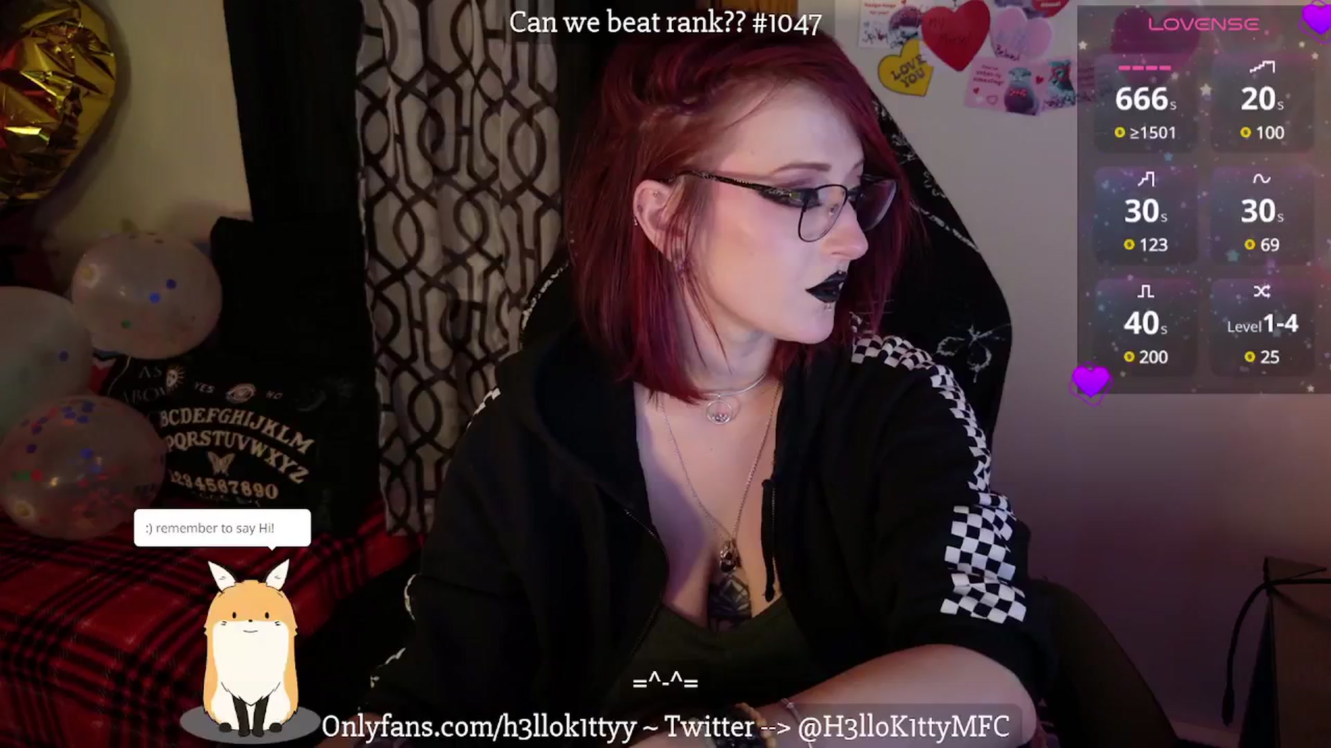 Gallery image thumbnail from H3llok1tty's myfreecams stream on, 02/13/2025, 11:02 image 19 of 20