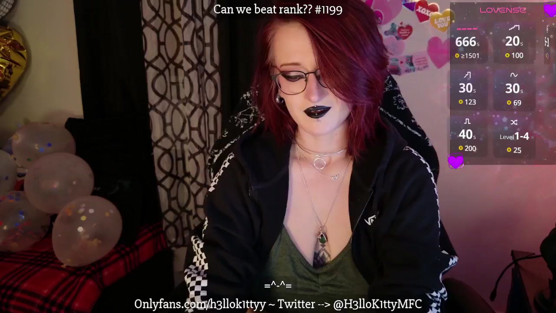 Gallery image thumbnail from H3llok1tty's myfreecams stream on, 02/13/2025, 11:02 image 1 of 20