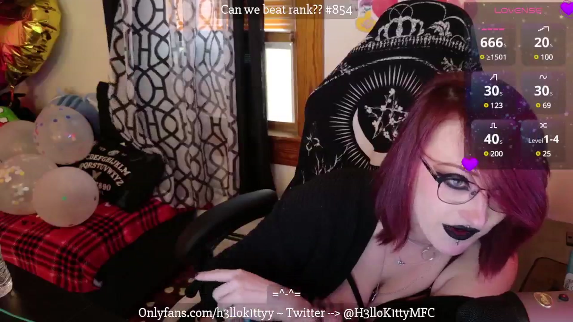 Gallery image thumbnail from H3llok1tty's myfreecams stream on, 02/15/2025, 13:12 image 19 of 20