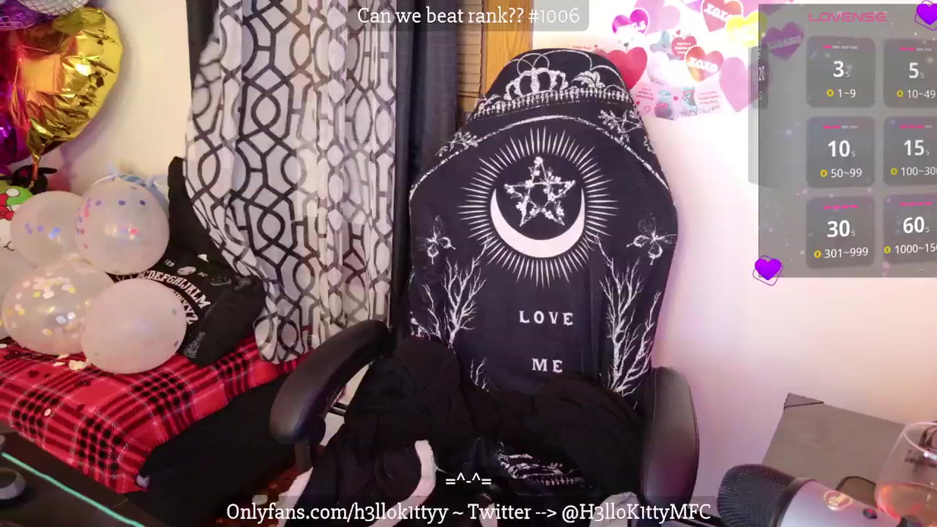 Gallery image thumbnail from H3llok1tty's myfreecams stream on, 02/15/2025, 13:12 image 1 of 20